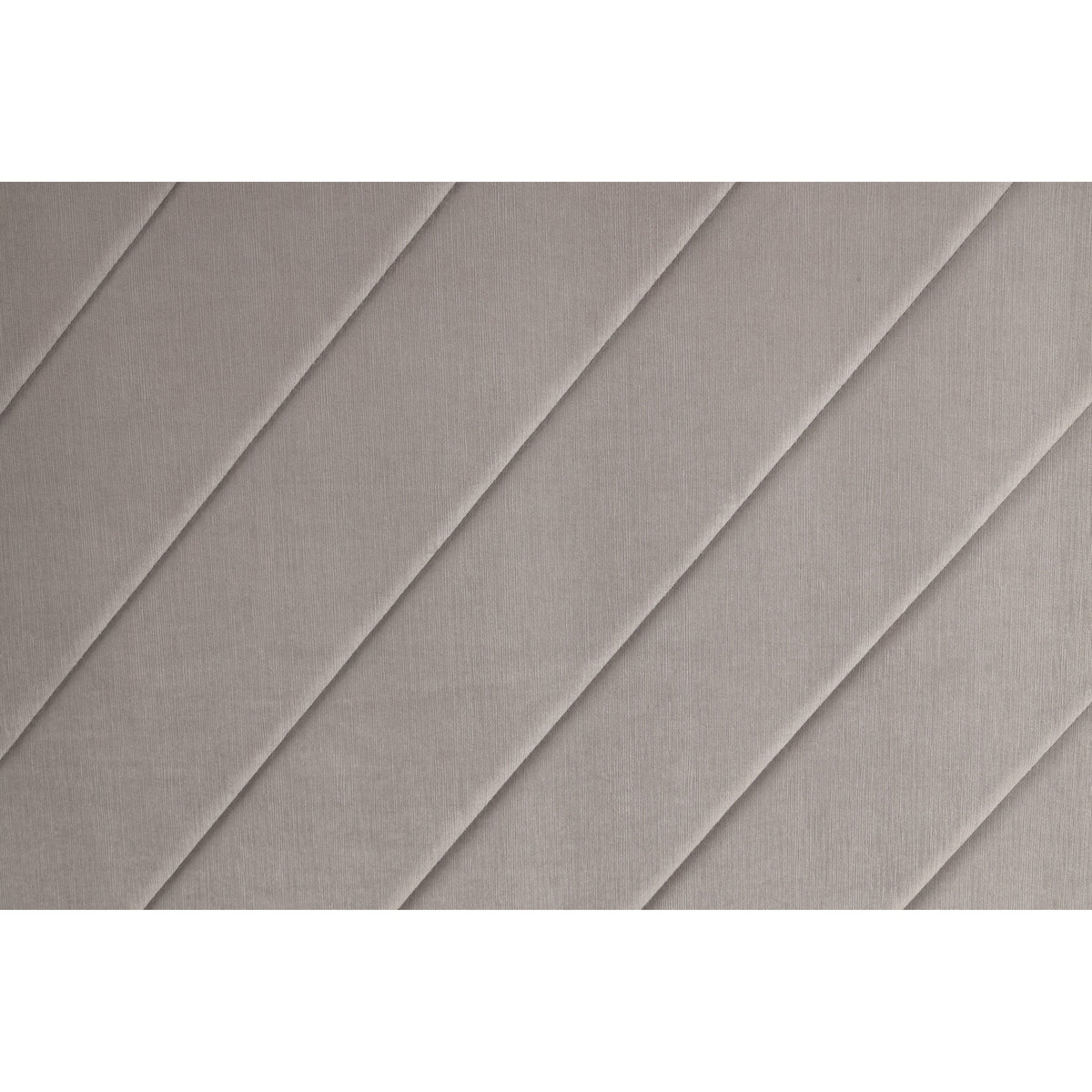 Mio Grey Velvet Bed — Storage, No Box Spring Needed