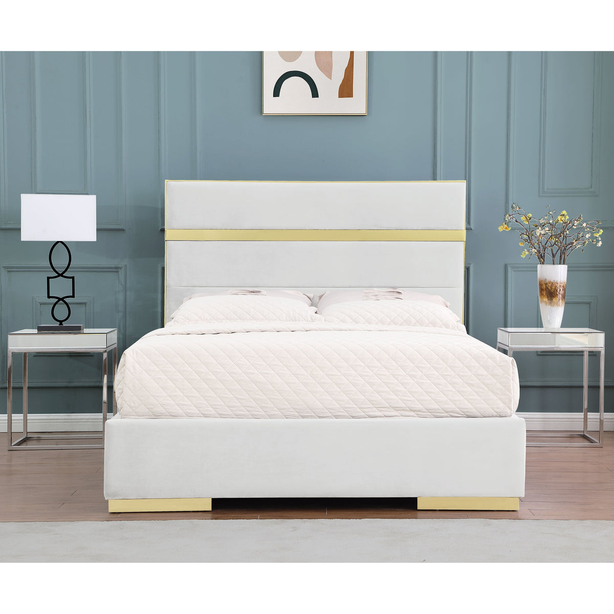 Cartier Bed — Gold Accent Details