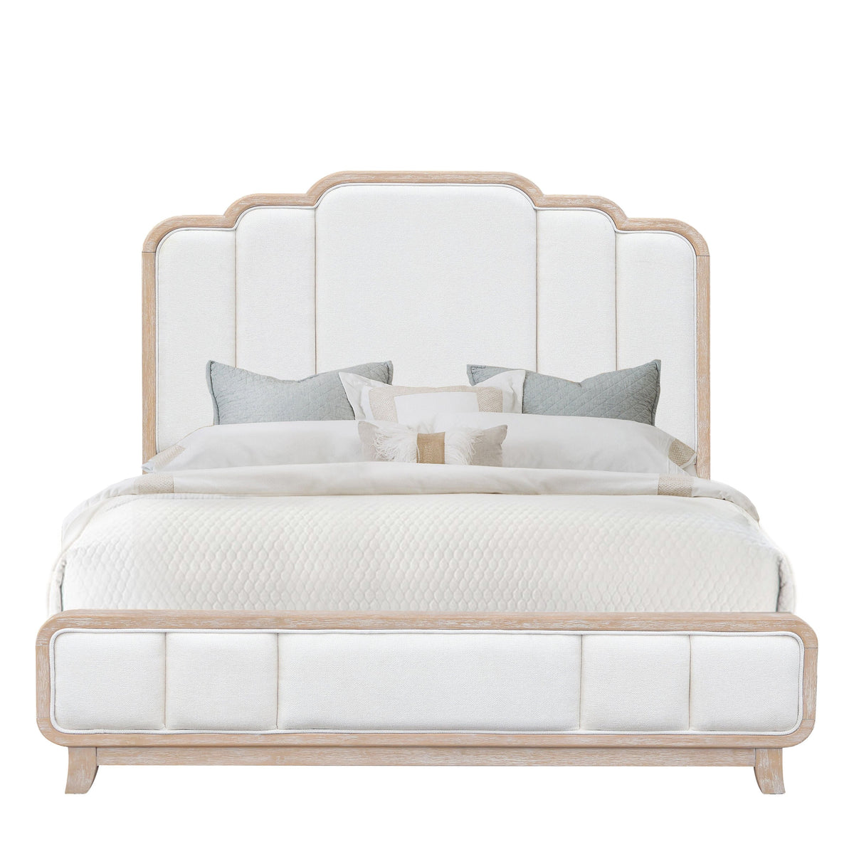 Laguna Natural Finish Bedroom Set — Bronze Hardware
