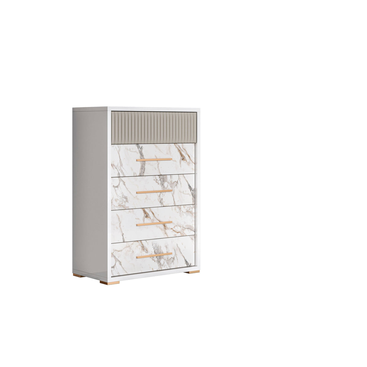 Cruz Italian Bedroom Collection — LED Velvet Headboard