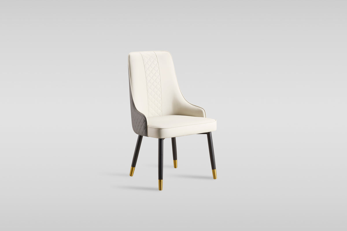 Roxy Sintered Stone Dining Set — Bronze U-Shaped Base