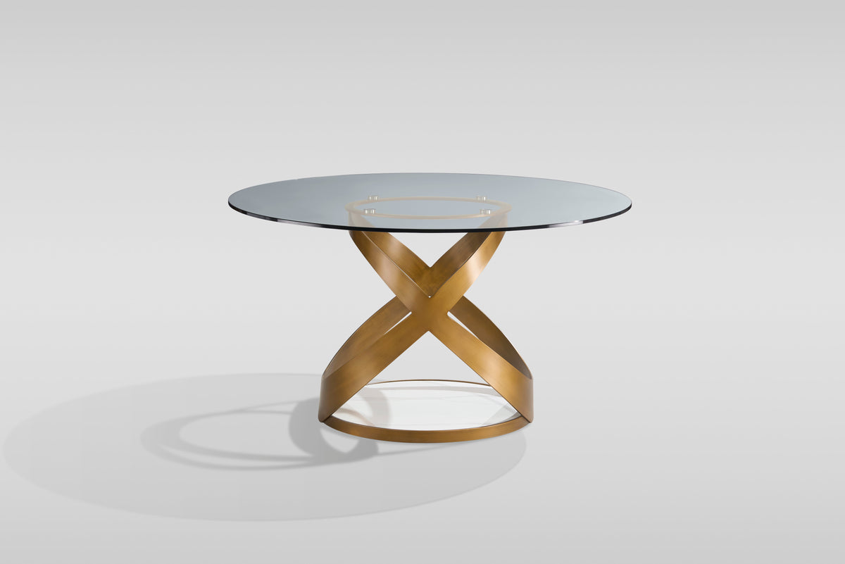 Dimi Glass Round Dining Set