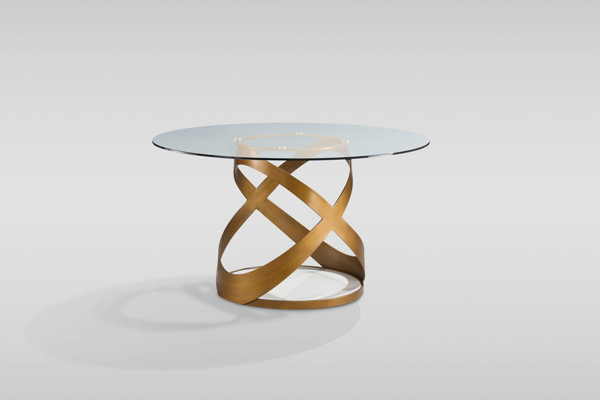 Dimi Glass Round Dining Set
