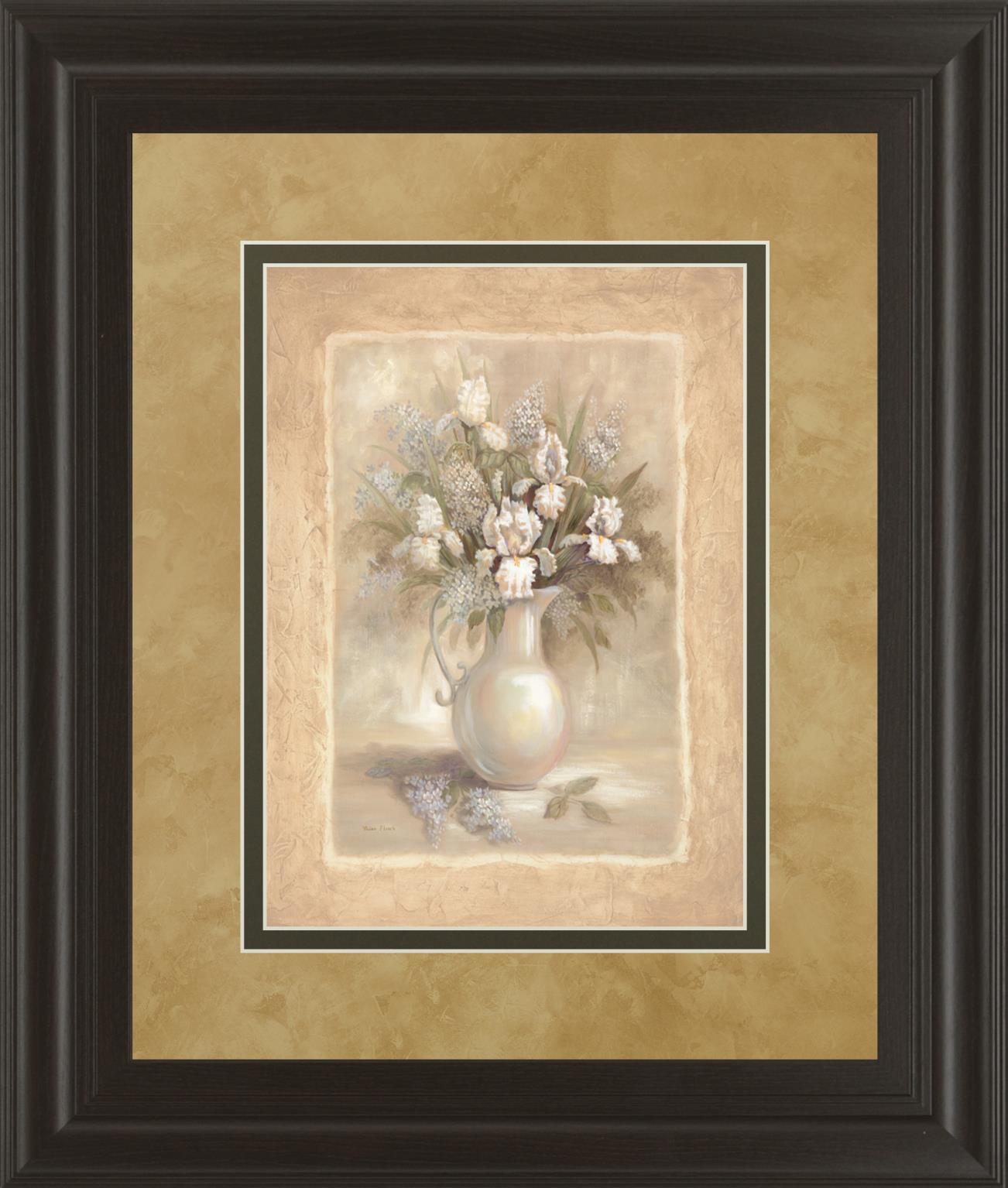 White Bounty I By Vivian Flasch 34X40 Framed Print