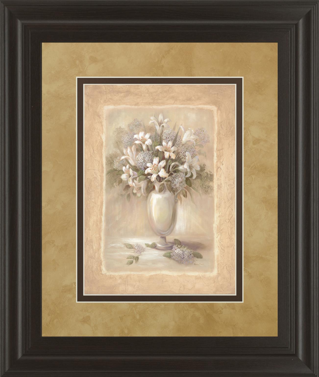White Bounty Ii By Vivian Flasch 34X40 Framed Print