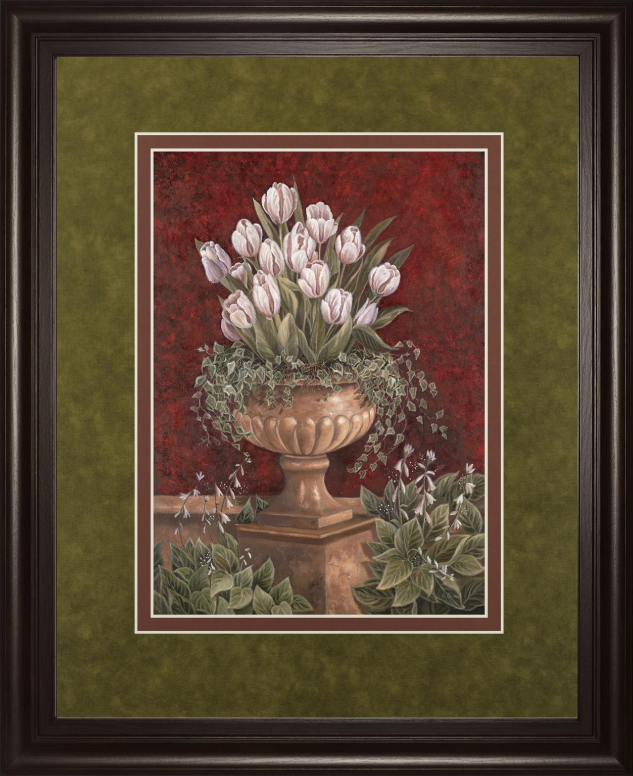 Alexa'S Tulips By Betsy Brown 34X40 Framed Print