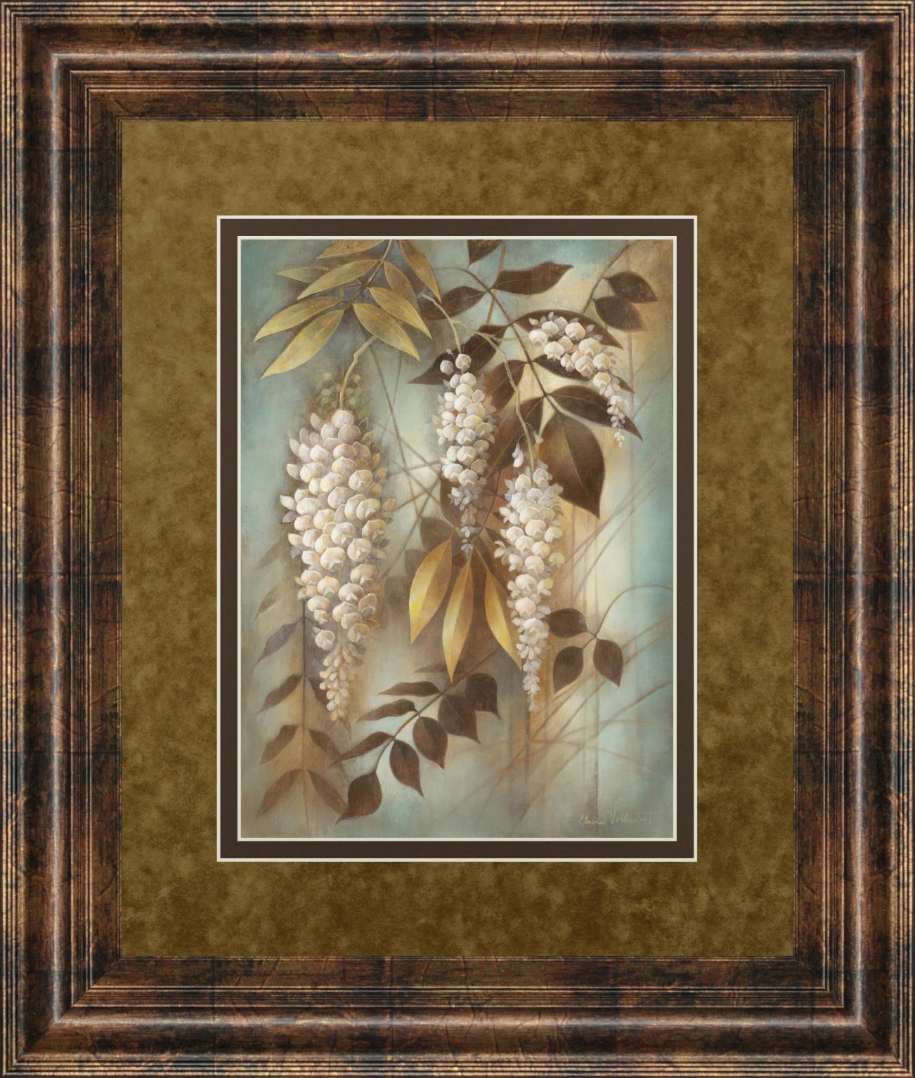 Wisteria Lane Ii By Eliane Volherbst-Lane 34X40 Framed Print