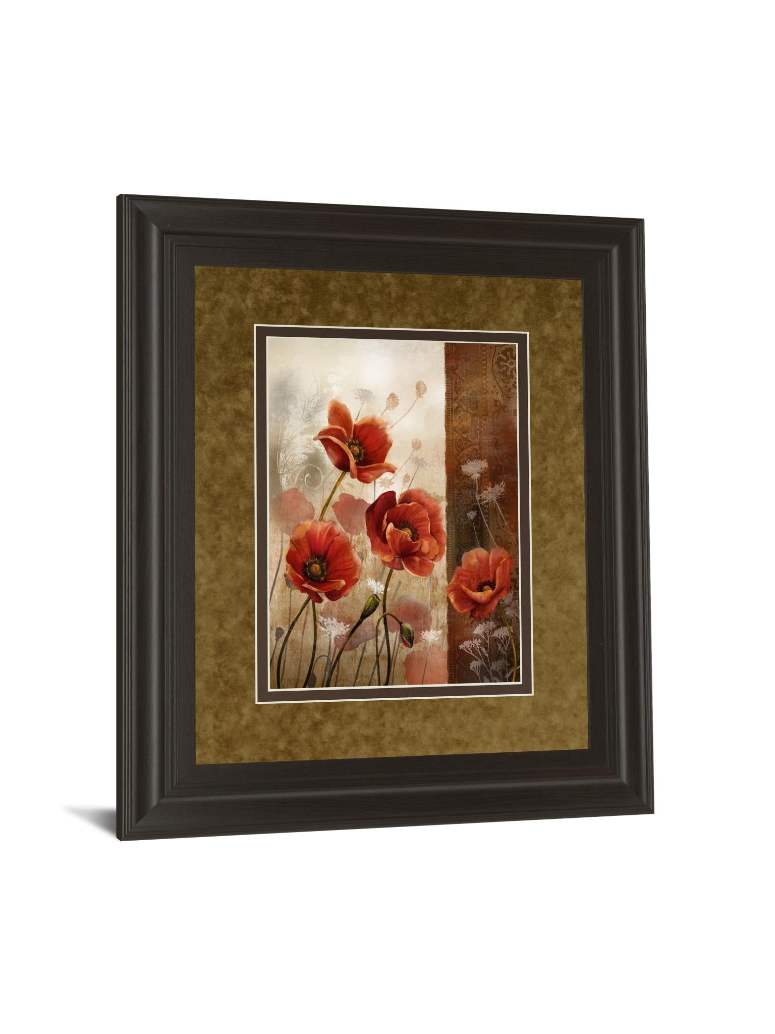 Wild Poppies Ii By Conrad Knutsen 34X40 Framed Print