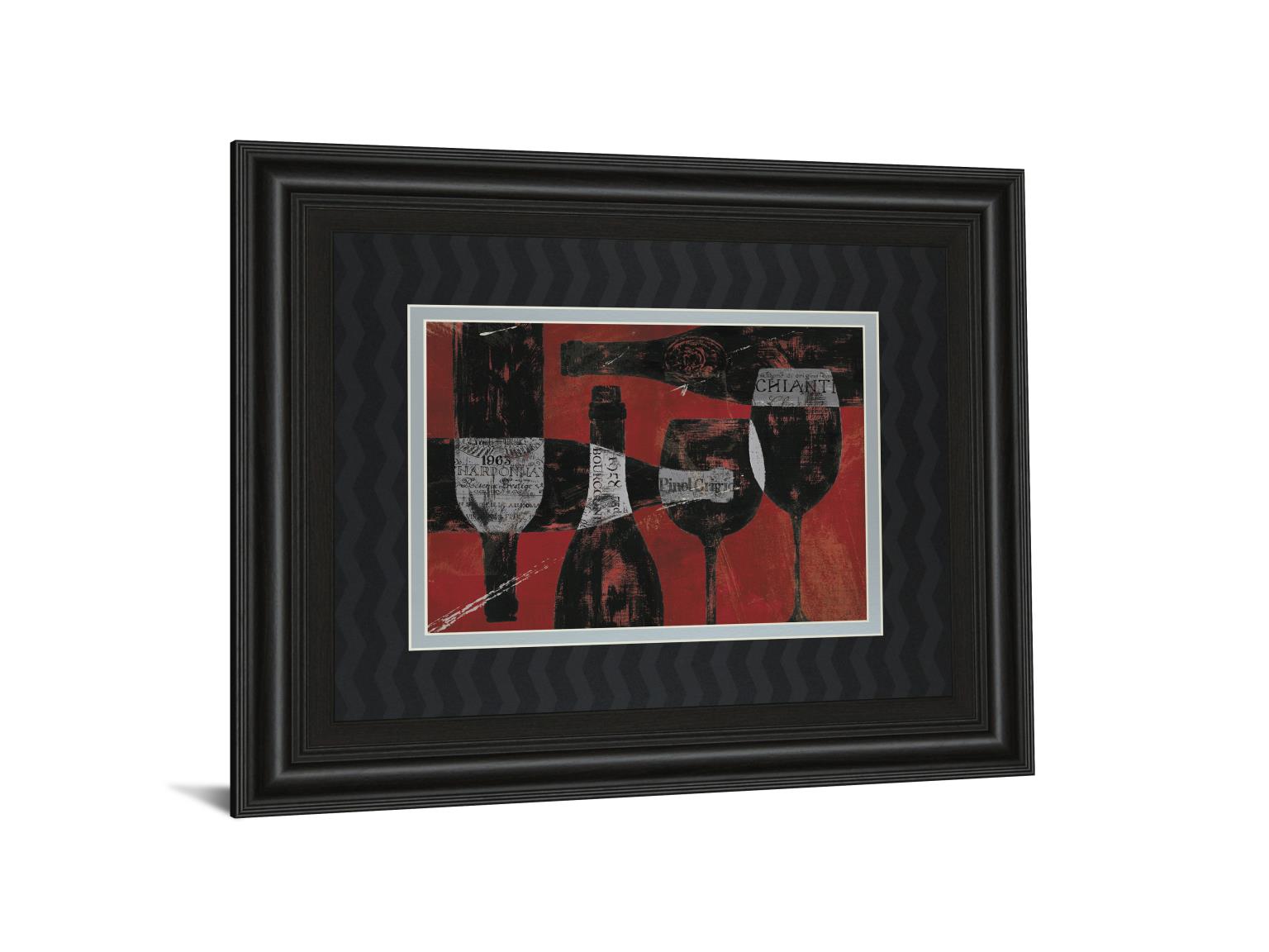 Wine Selection Iii By Daphane Brissonet 34X40 Framed Print