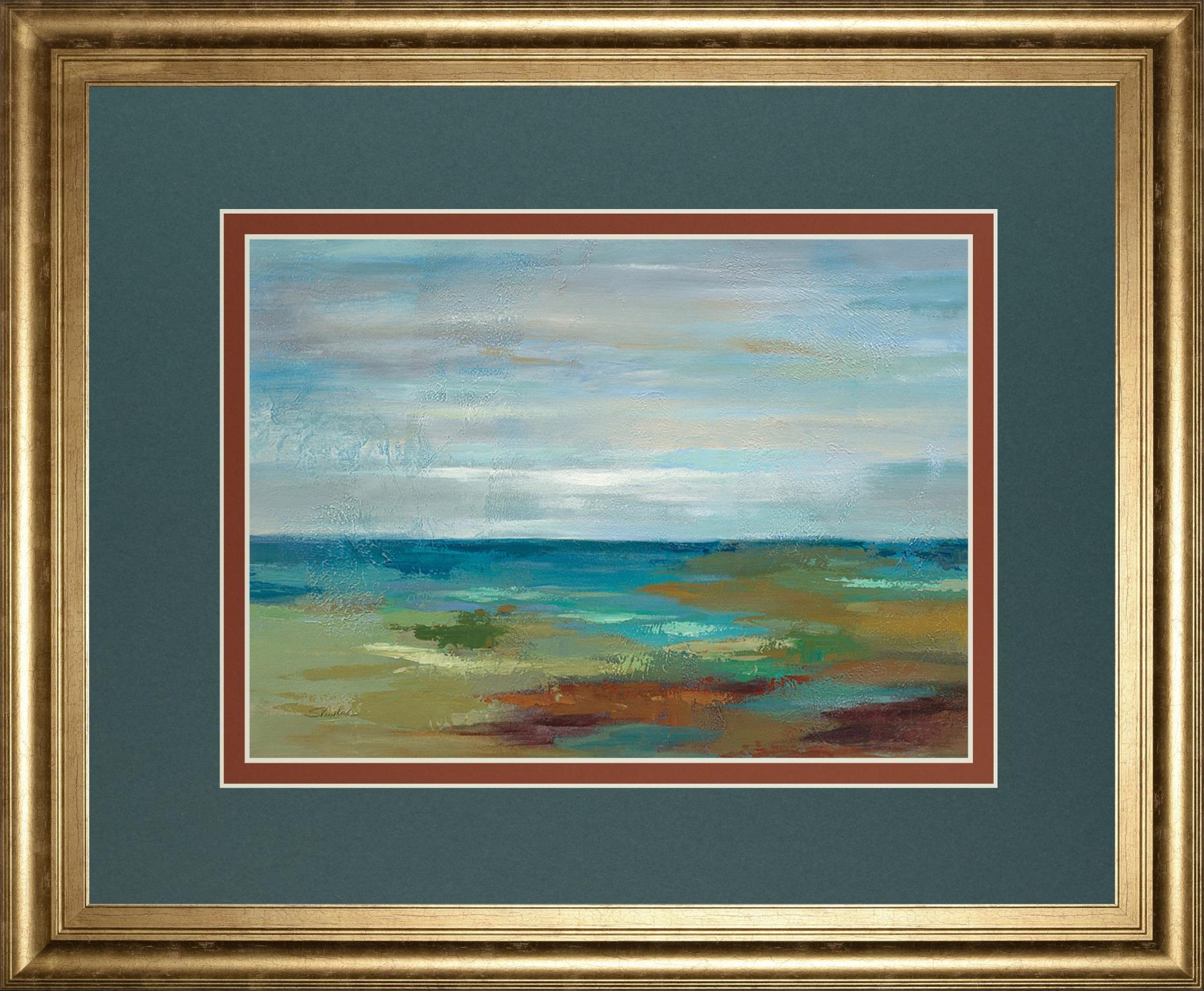 Wispy Clouds By Silvia Vassileva 34X40 Framed Print