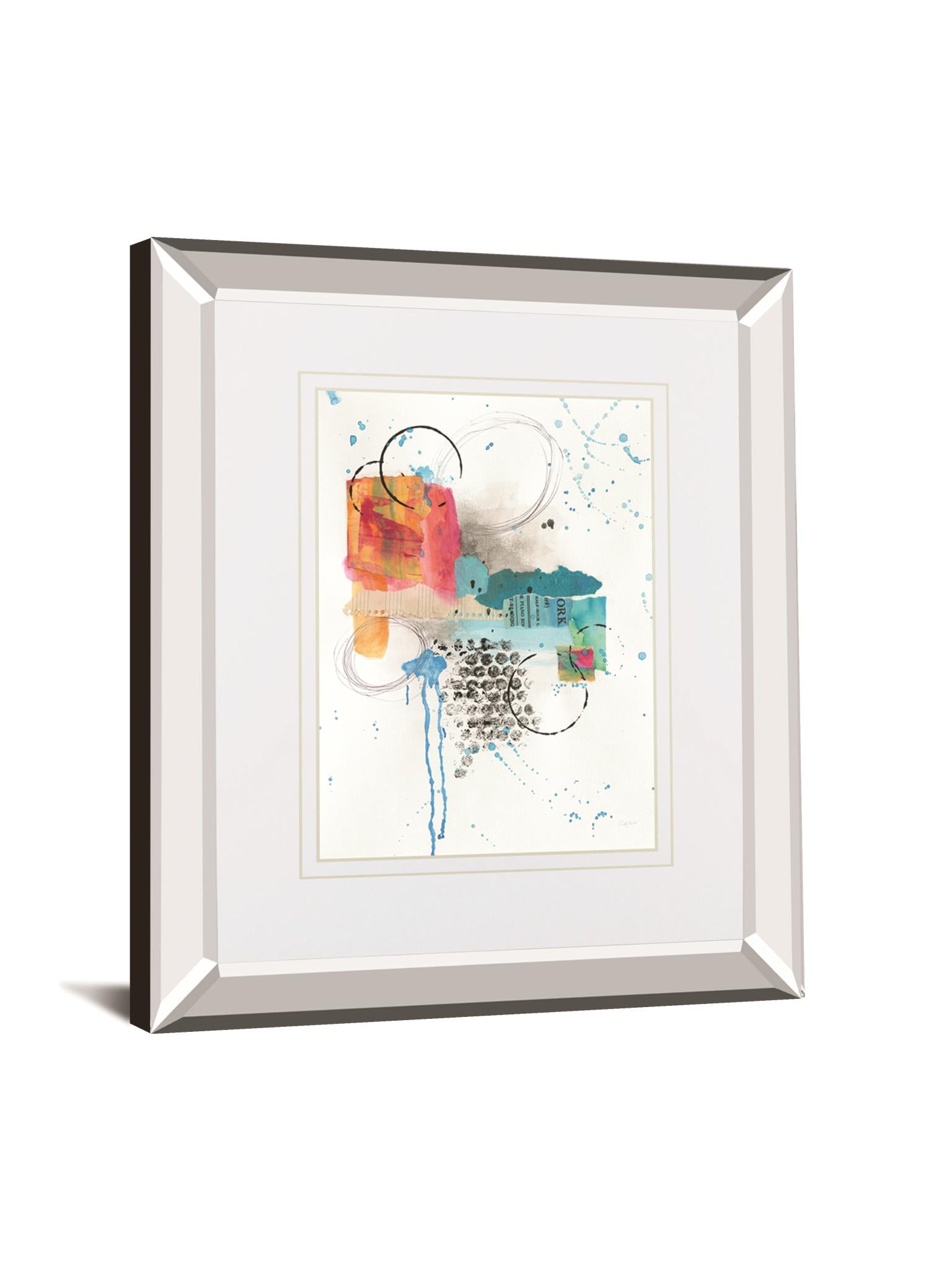 Abstract Skyline I By Courtney Prahl 34X40 Mirror Frame Print