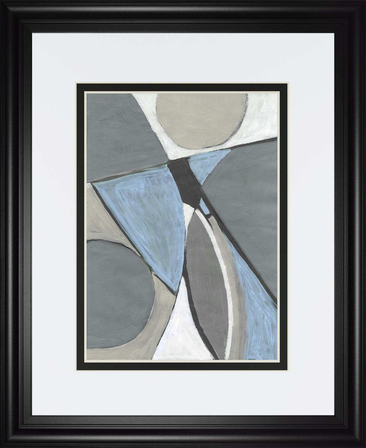 A Soft Jeweled Geometric I By Merri Pattinian 34X40 Framed Print