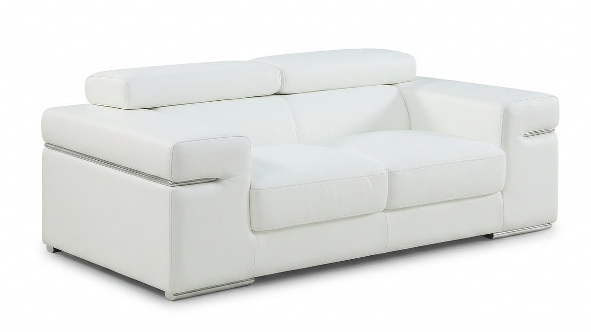 Soho Italian Leather Match Living Room Set