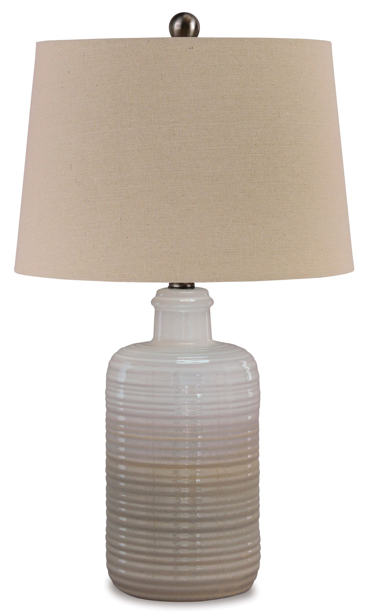 Marnina Taupe Glazed Ceramic Table Lamp