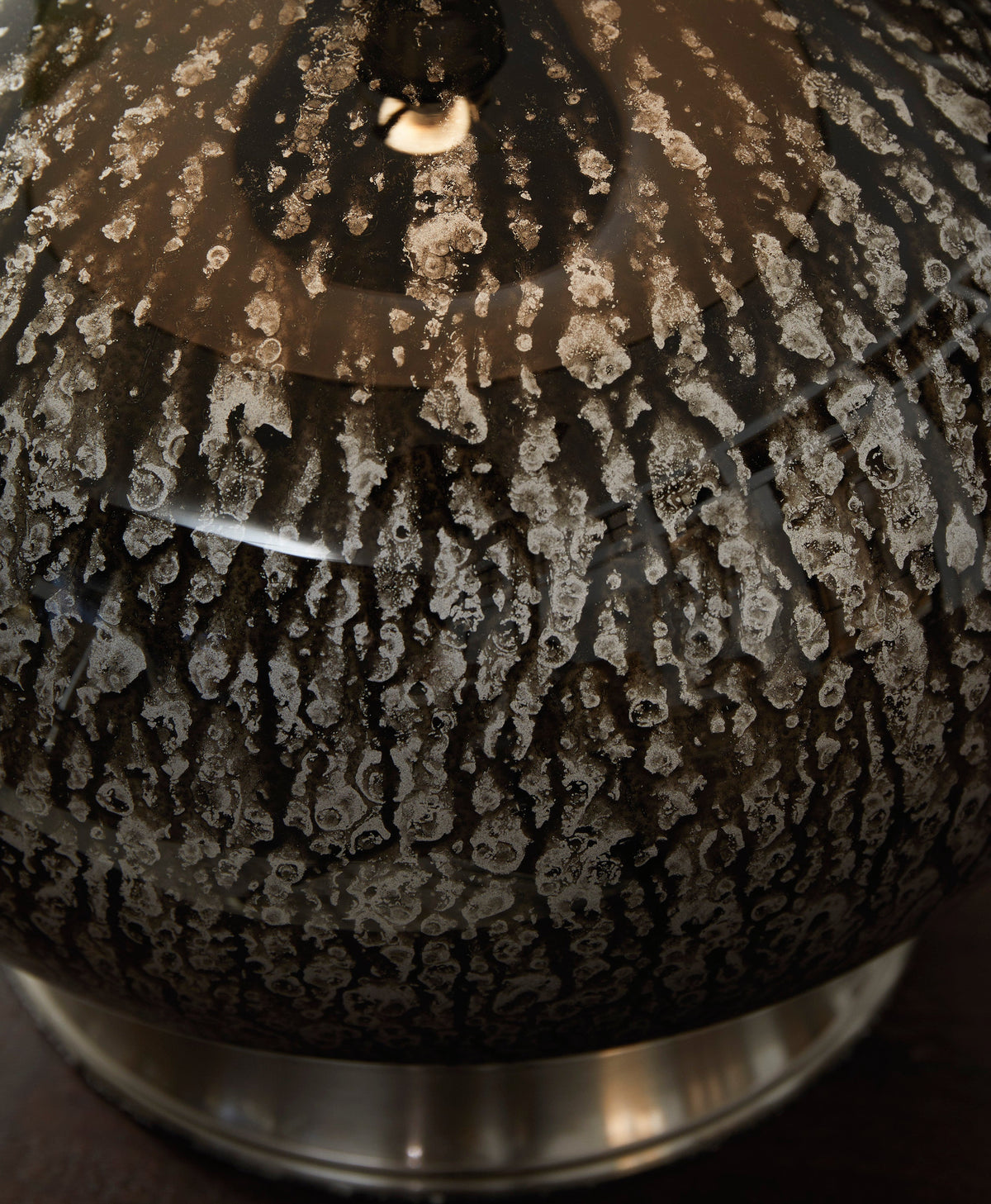 Tenslow Black Glass Table Lamp