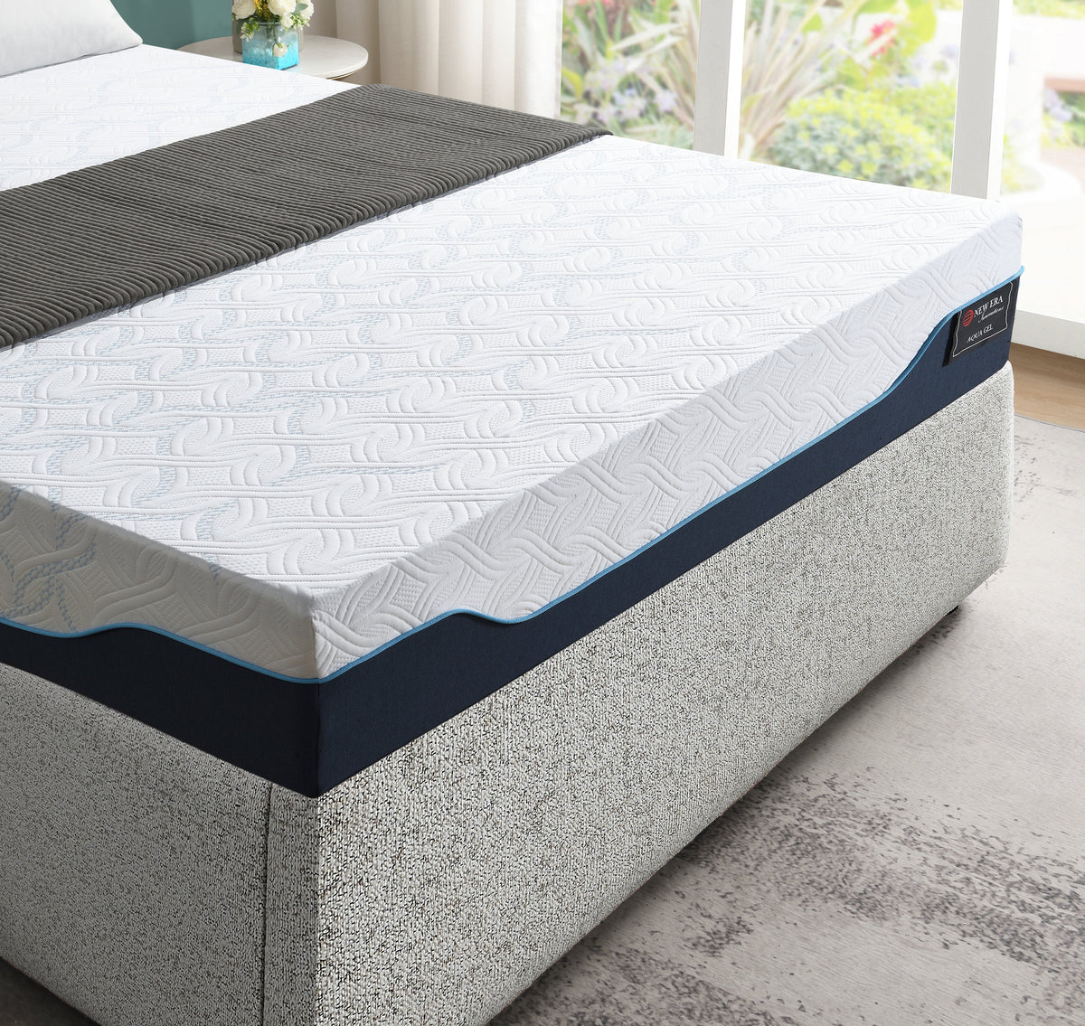 Eco 8-Inch Gel Memory Foam Mattress — Cooling Ice Fabric