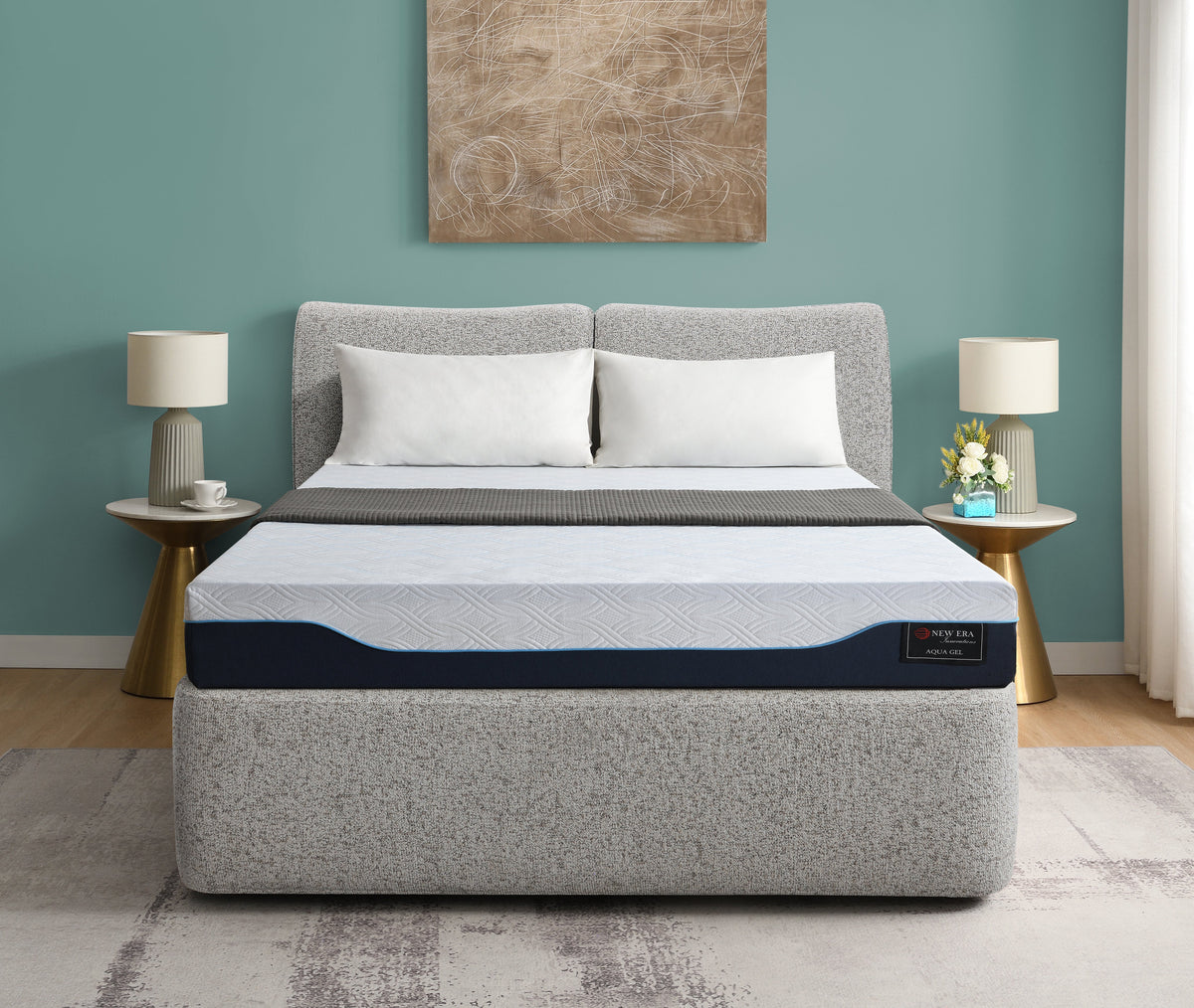 Eco 8-Inch Gel Memory Foam Mattress — Cooling Ice Fabric