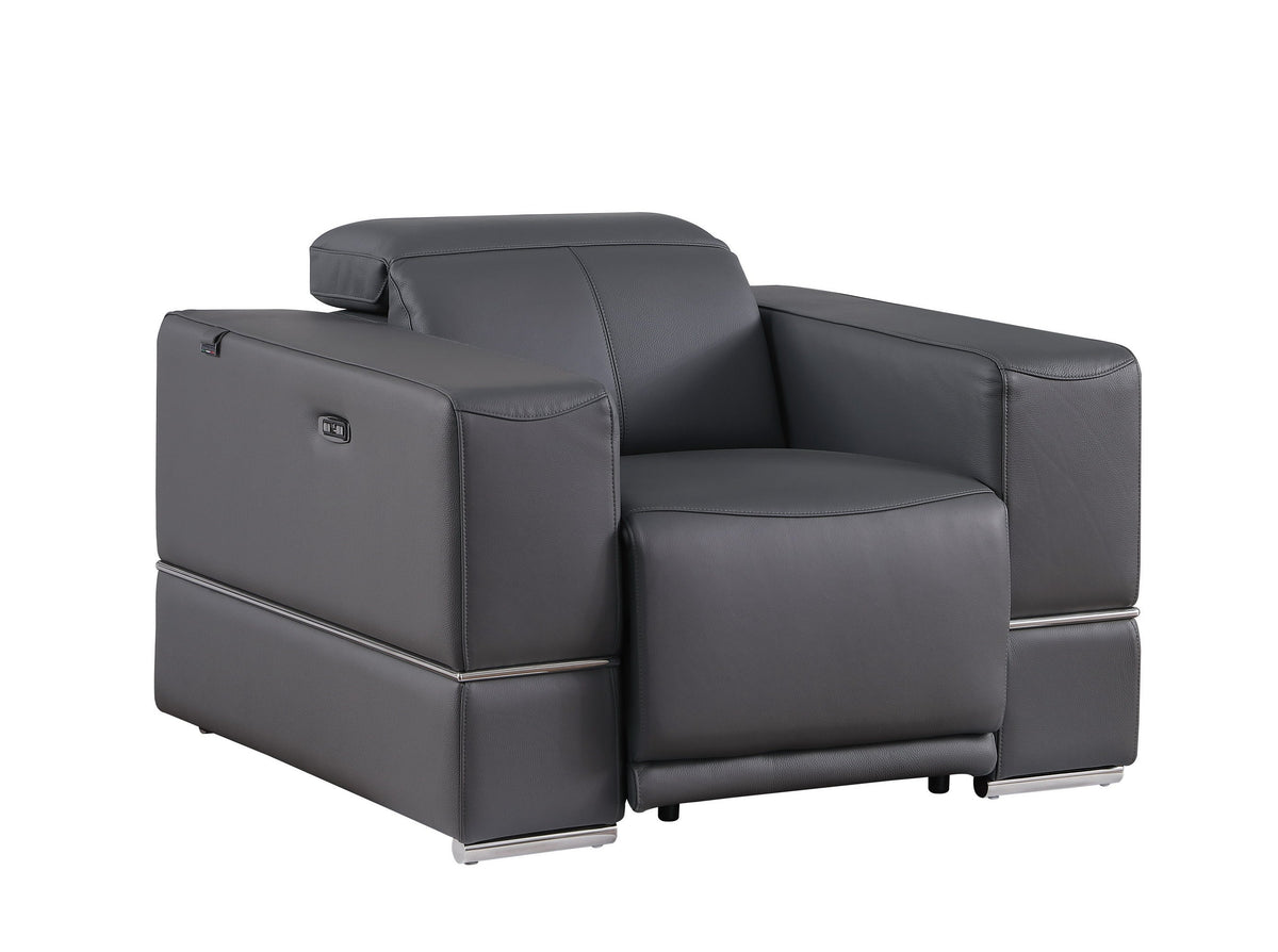 Franco Italian Leather Power Reclining Sofa set— Wireless Charging