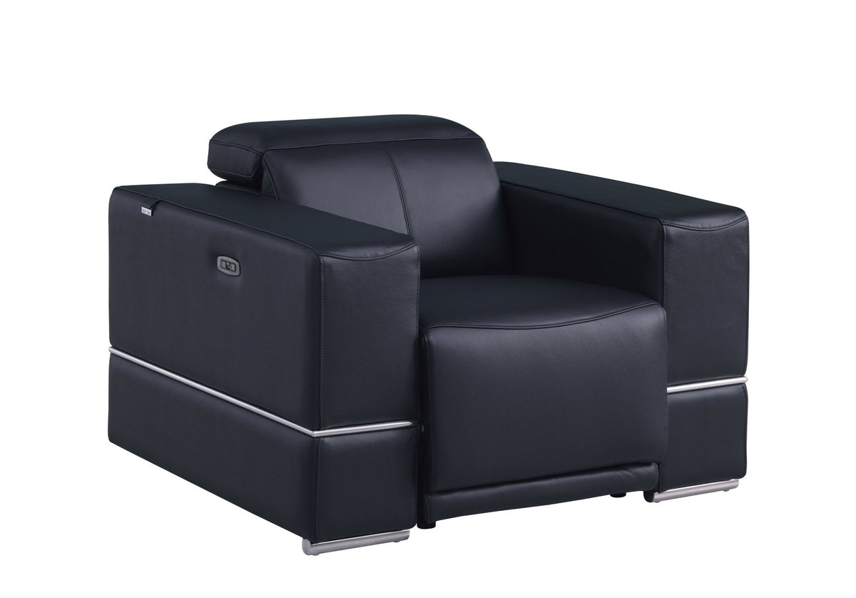 Franco Italian Leather Power Reclining Sofa set— Wireless Charging