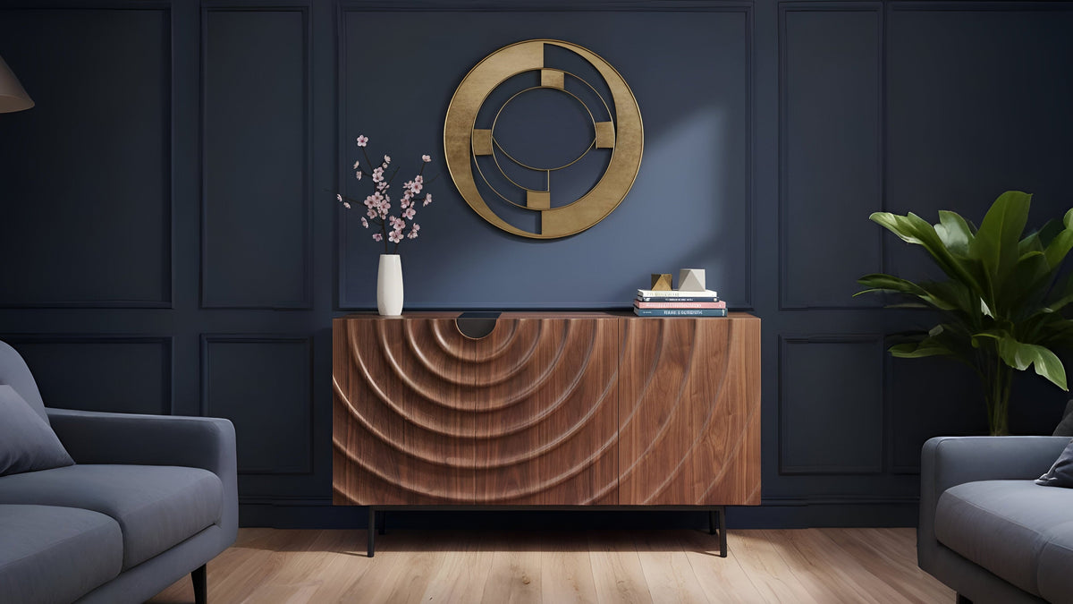 Onda Modern Sideboard — Push-to-Open Doors