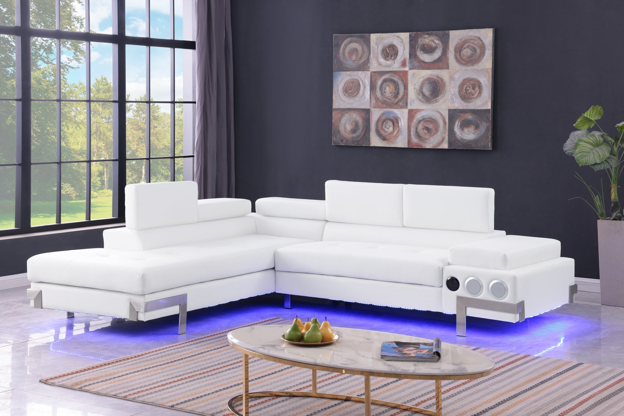 S1047 Magic White (LED & Speaker)
