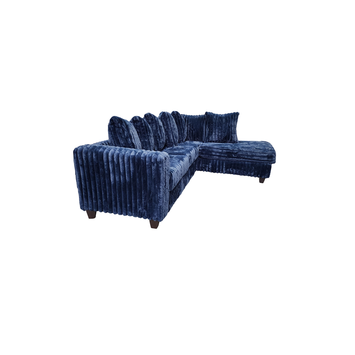 Gia Sectional with Chaise — Blue