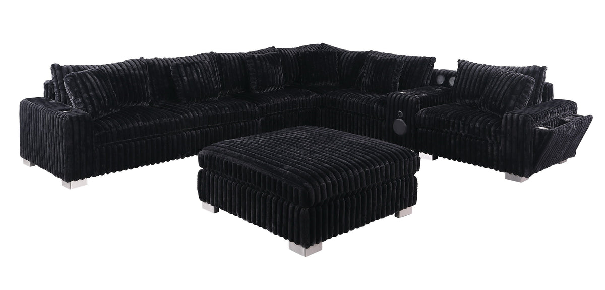 Snuggle Station Sectional — Bluetooth Speakers & Wireless Charging