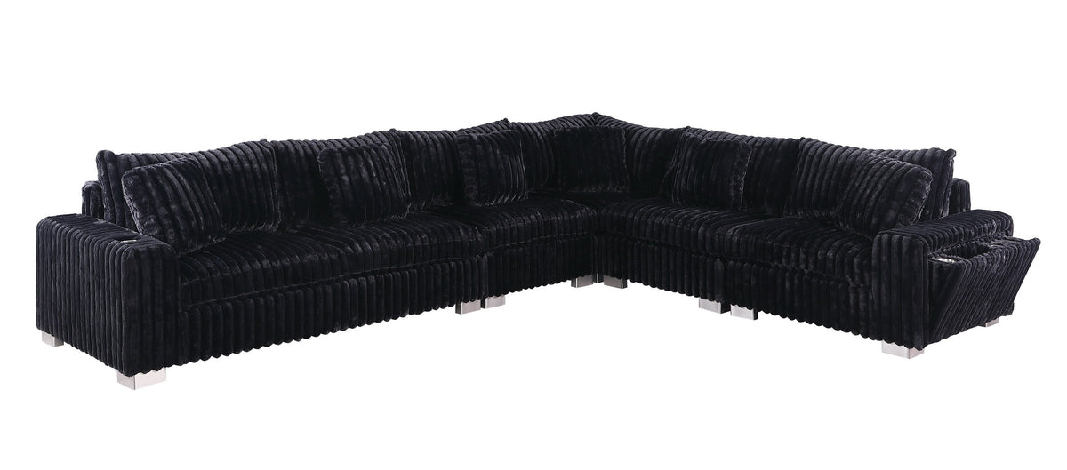 Snuggle Station Sectional — Bluetooth Speakers & Wireless Charging