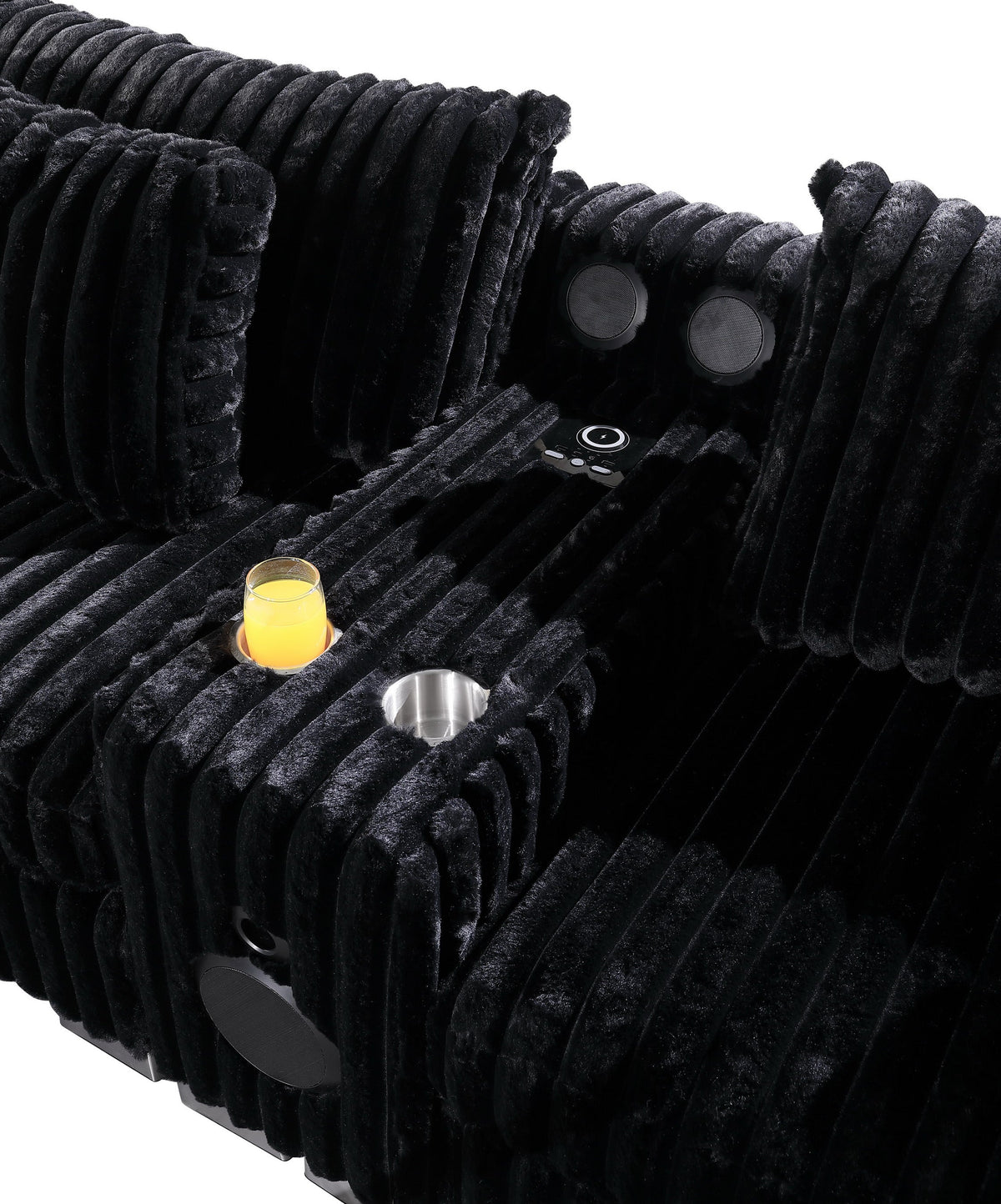 Snuggle Station Sectional — Bluetooth Speakers & Wireless Charging