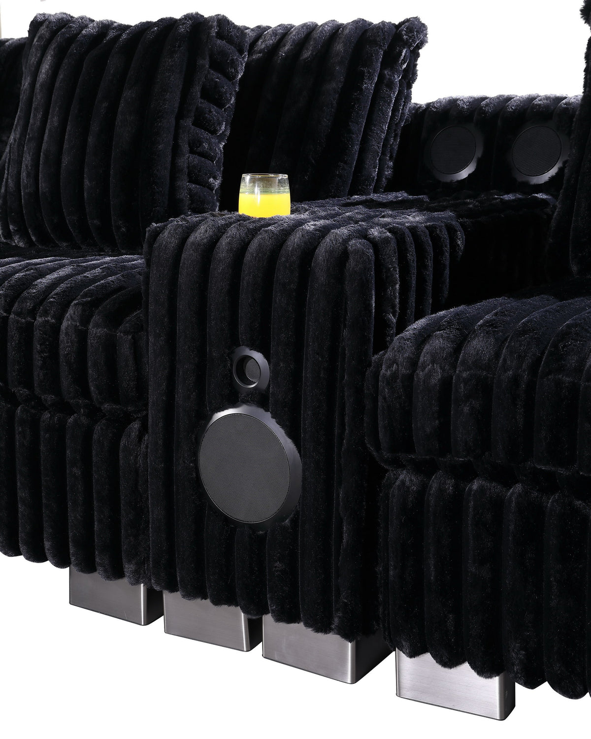 Snuggle Station Sectional — Bluetooth Speakers & Wireless Charging