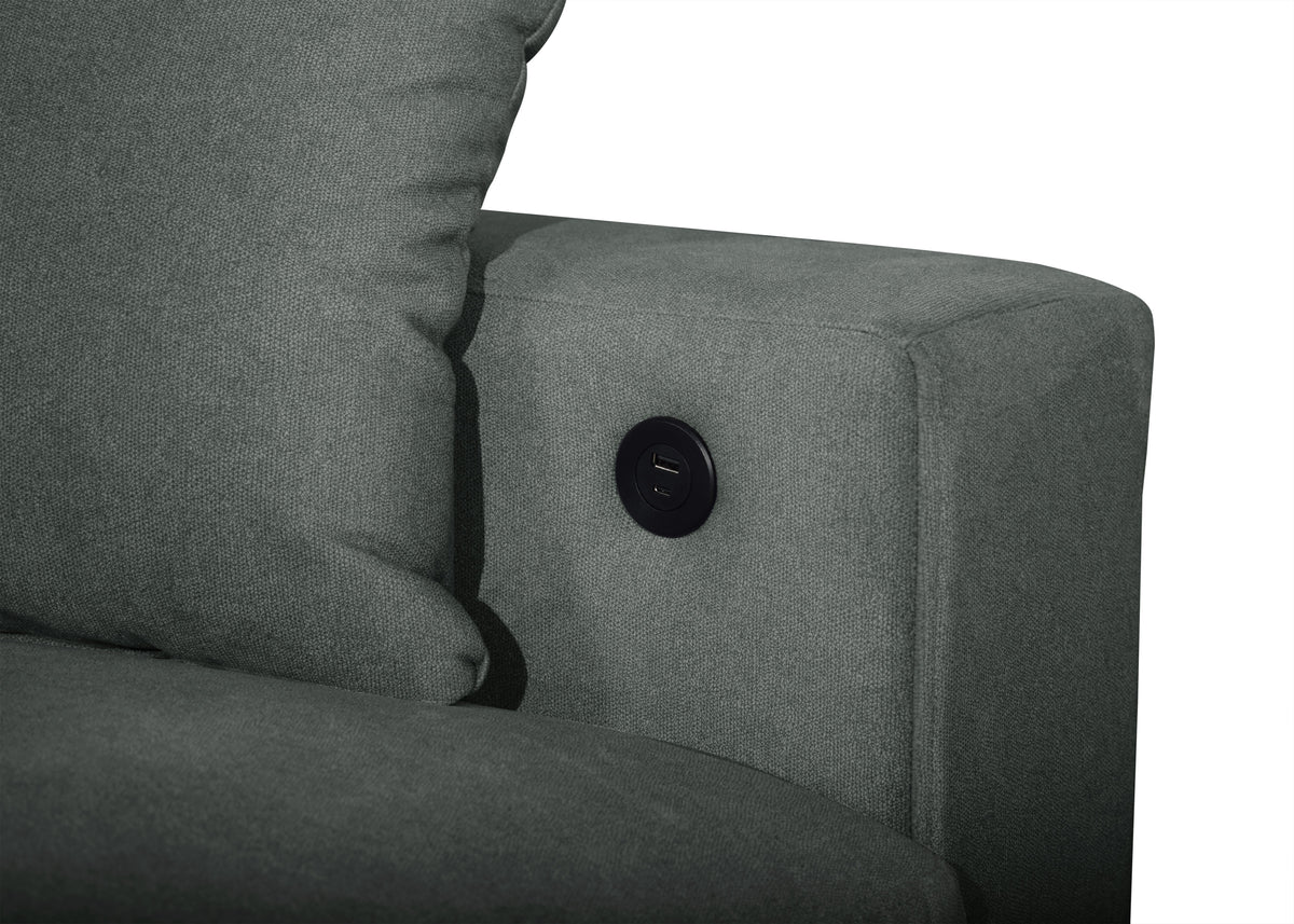 Bexley Sofa & Loveseat Set — Sleeper, USB Ports & Storage Arms