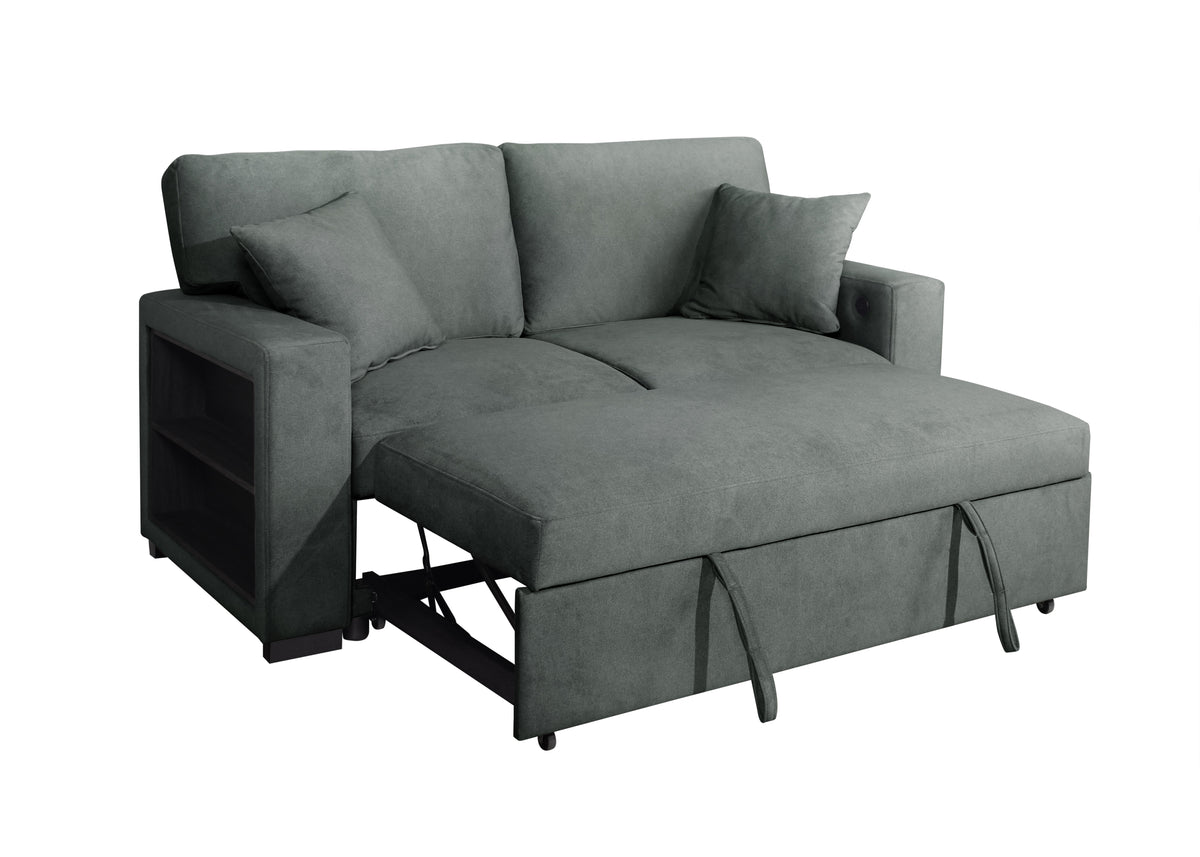 Bexley Sofa & Loveseat Set — Sleeper, USB Ports & Storage Arms