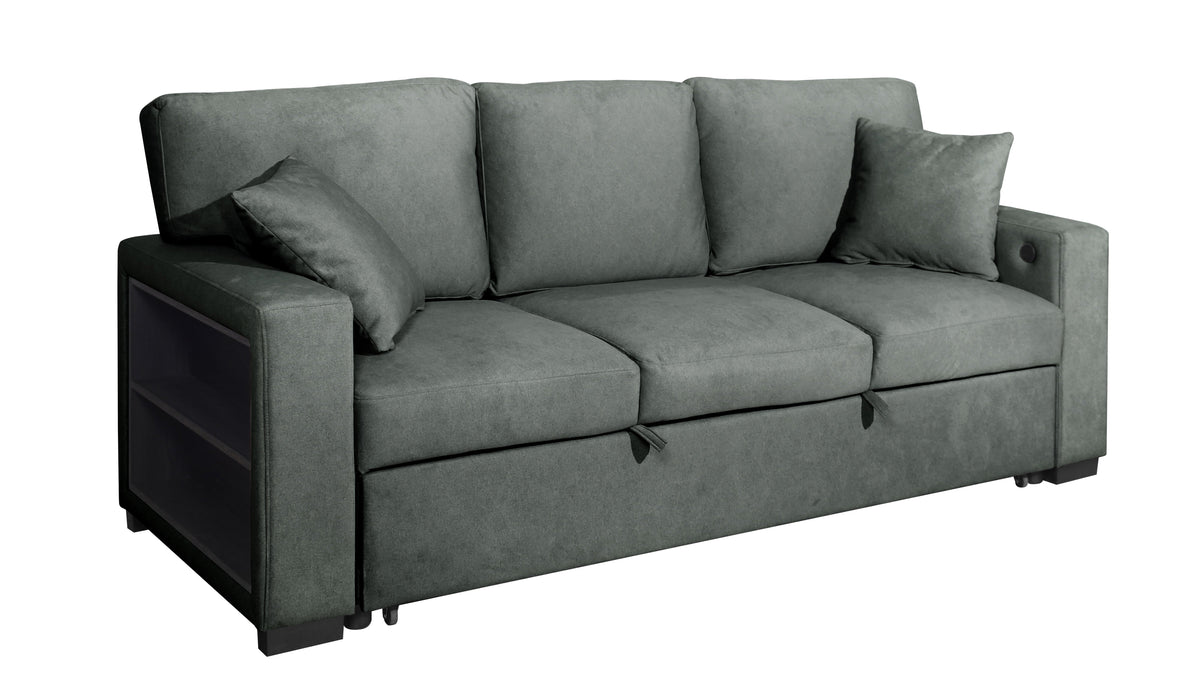 Bexley Sofa & Loveseat Set — Sleeper, USB Ports & Storage Arms