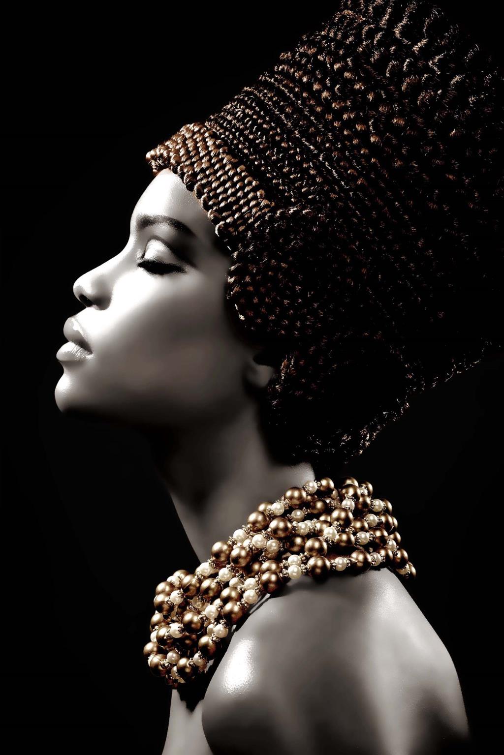 Temp Glass W/Foil - Woman Side Profile Tempered Glass