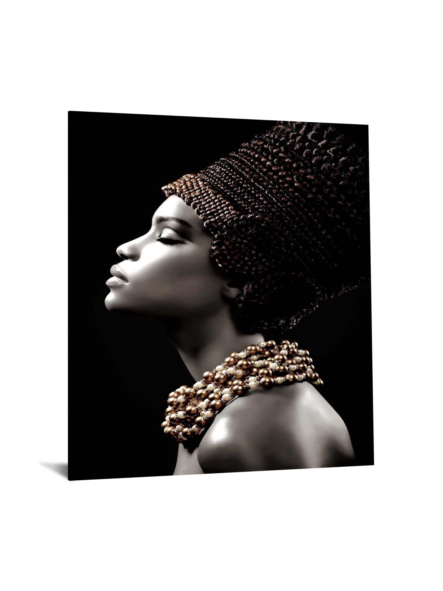 Temp Glass W/Foil - Woman Side Profile Tempered Glass