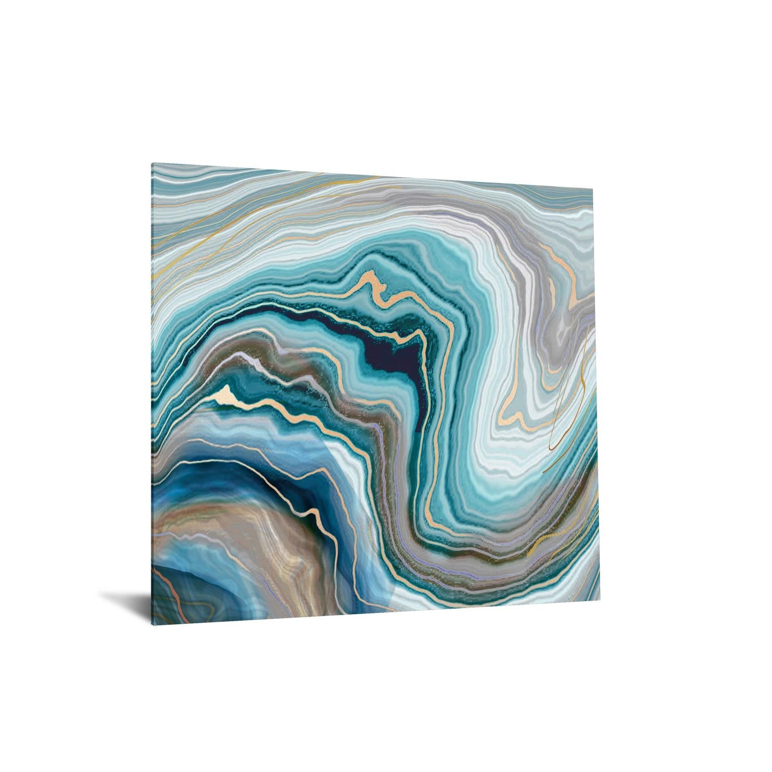Temp Glass W/Foil - Abstract Quartz 1 Tempered Glass