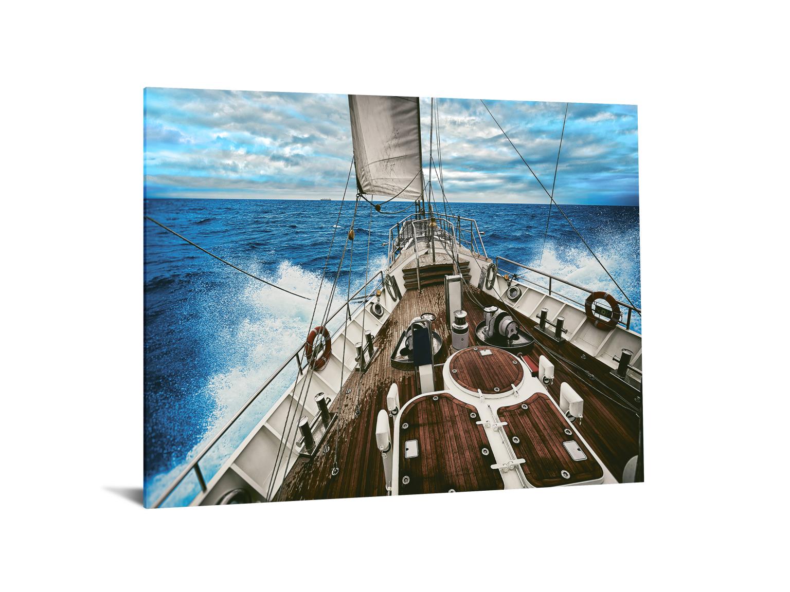 Temp Glass W/Foil - Ship At Sea Tempered Glass