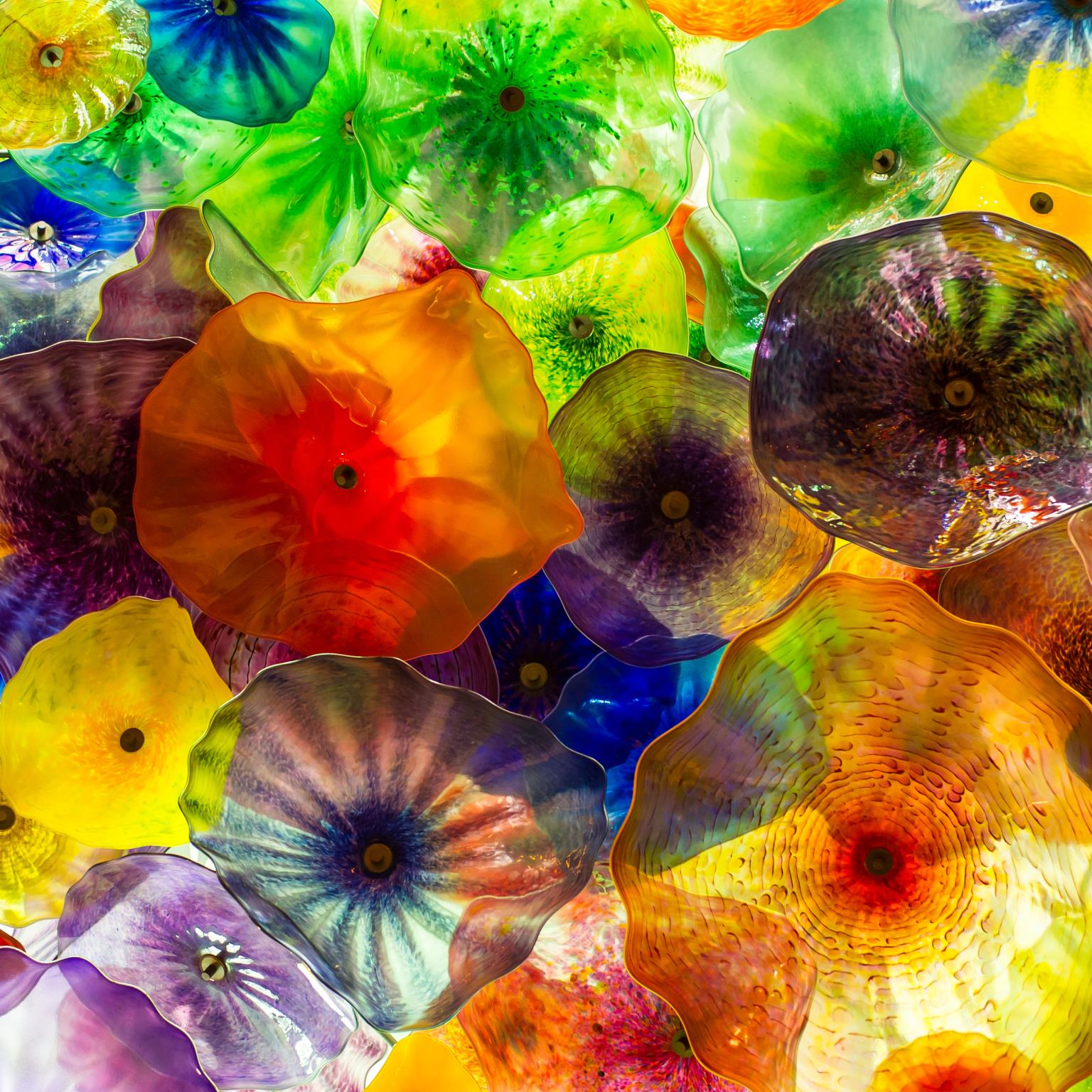 Temp Glass W/Foil - Blown Glass Abstract Tempered Glass