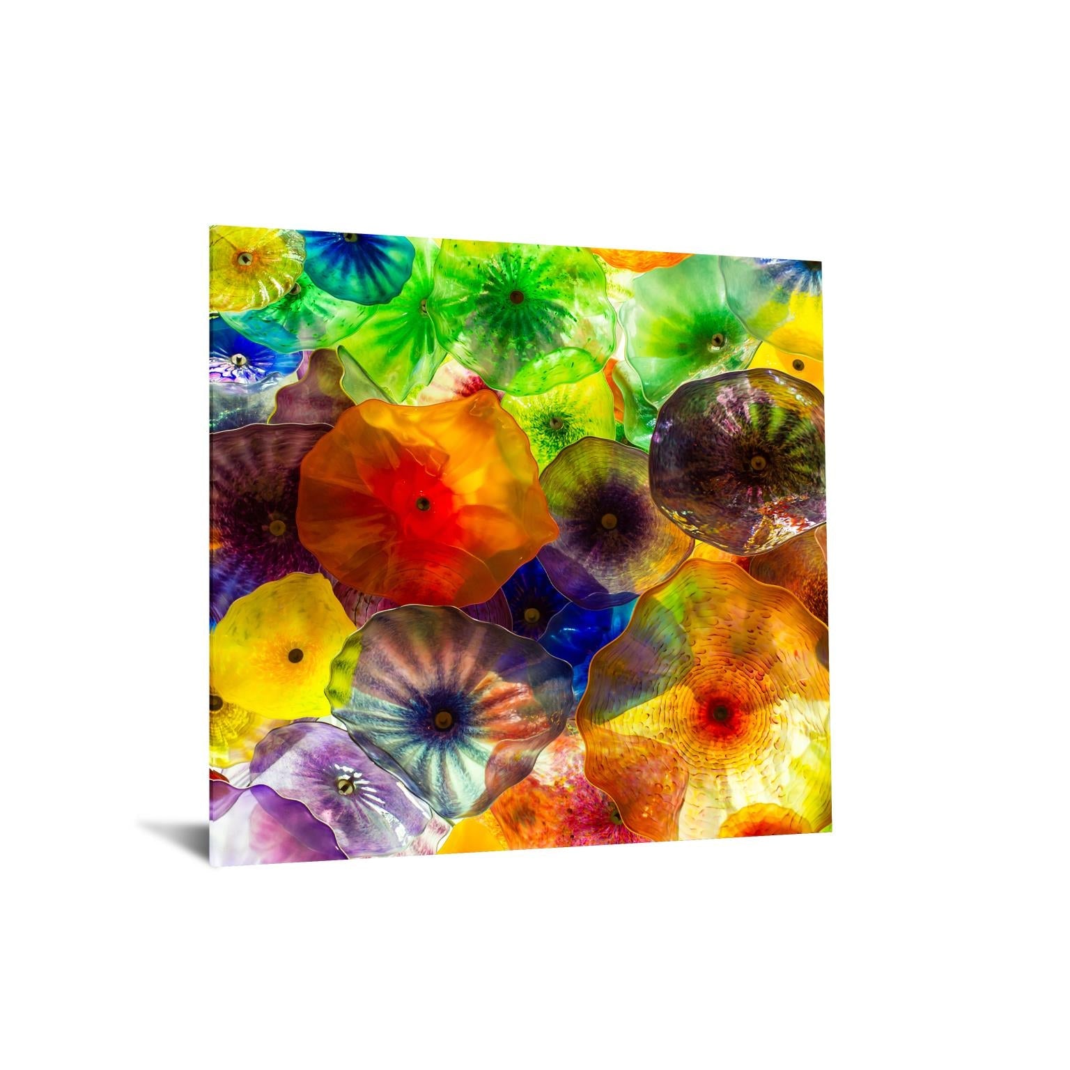 Temp Glass W/Foil - Blown Glass Abstract Tempered Glass