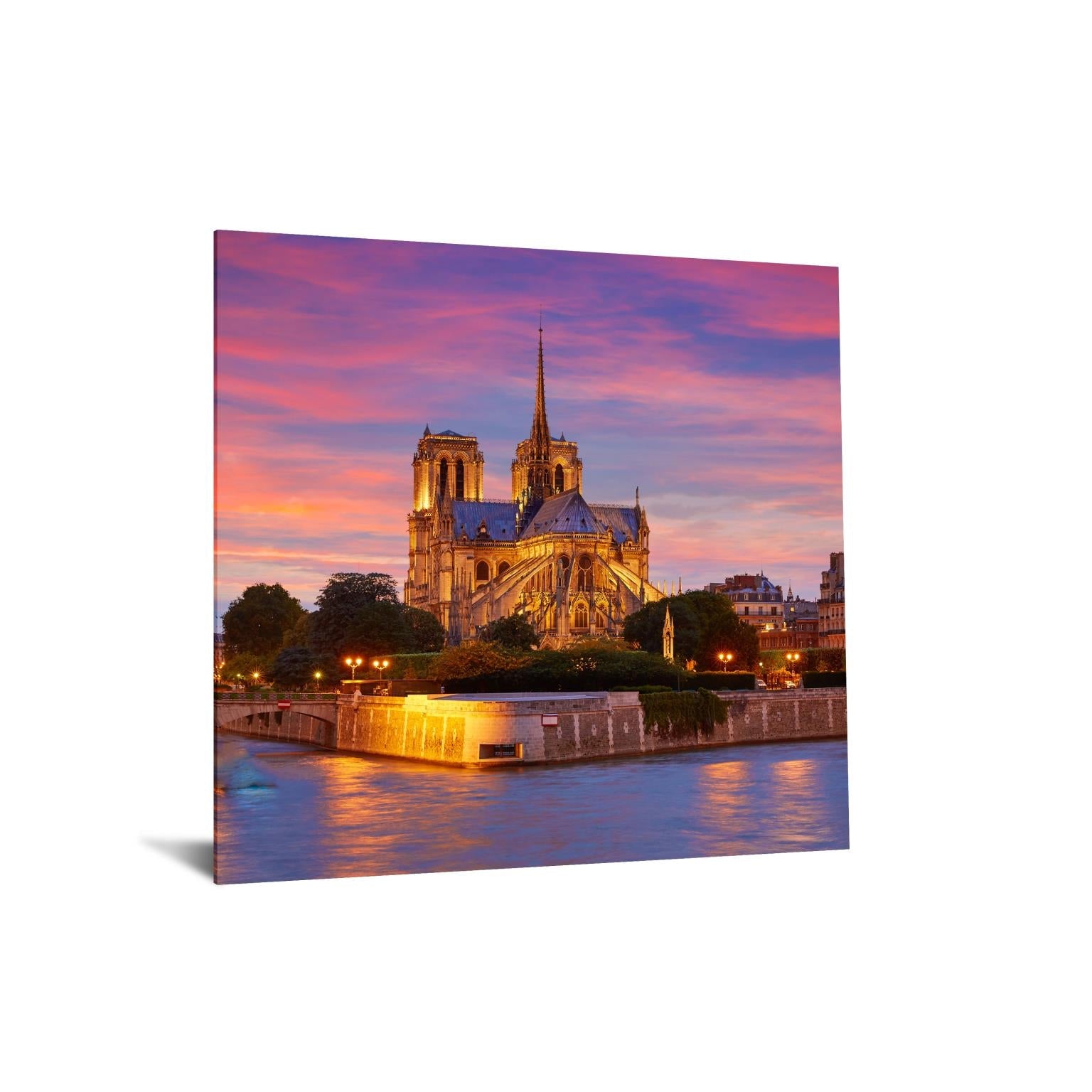 Temp Glass W/Foil - Notre Dame Cathedral 2 Tempered Glass