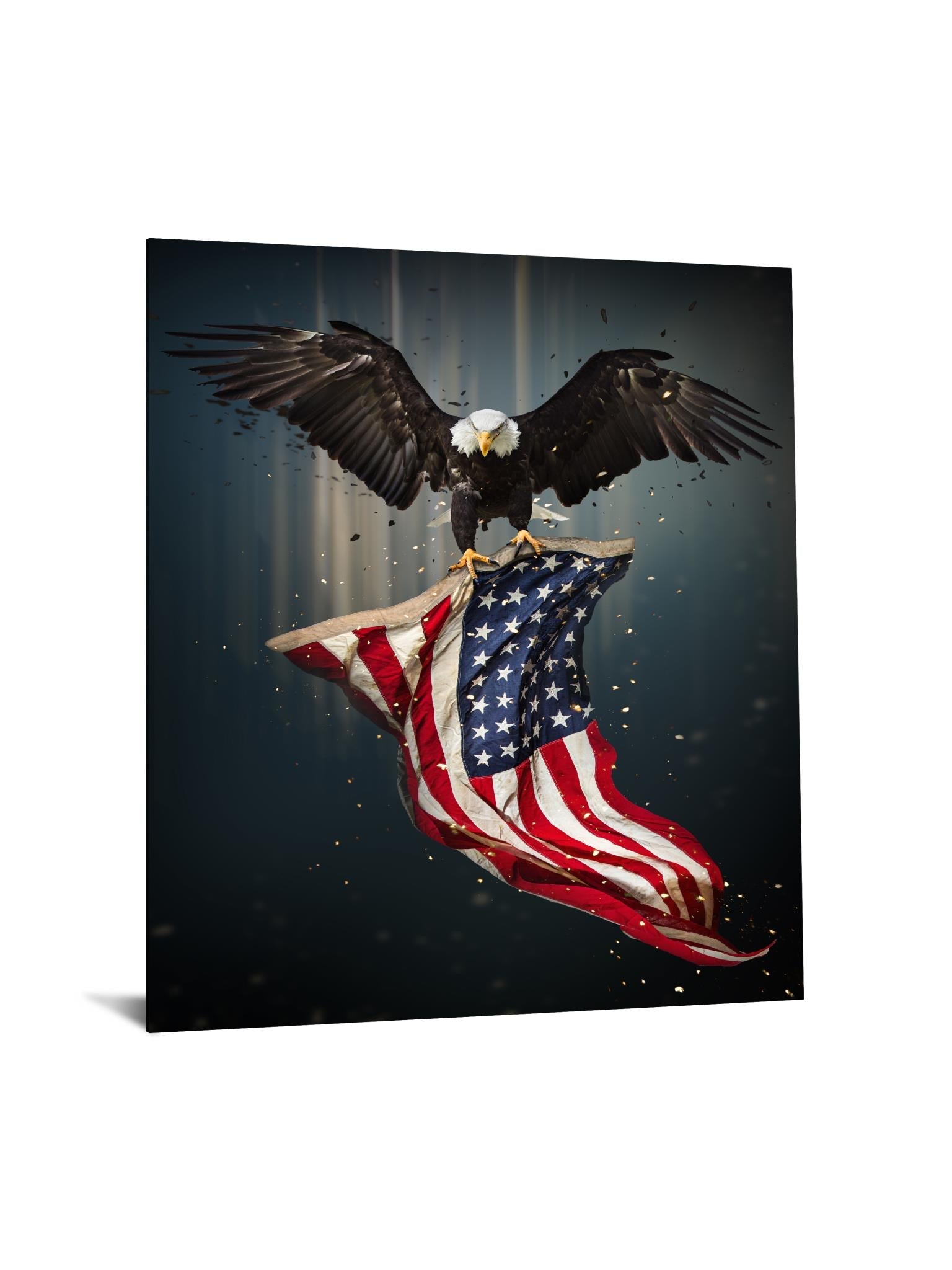 Temp Glass W/Foil - Eagle Flag Tempered Glass