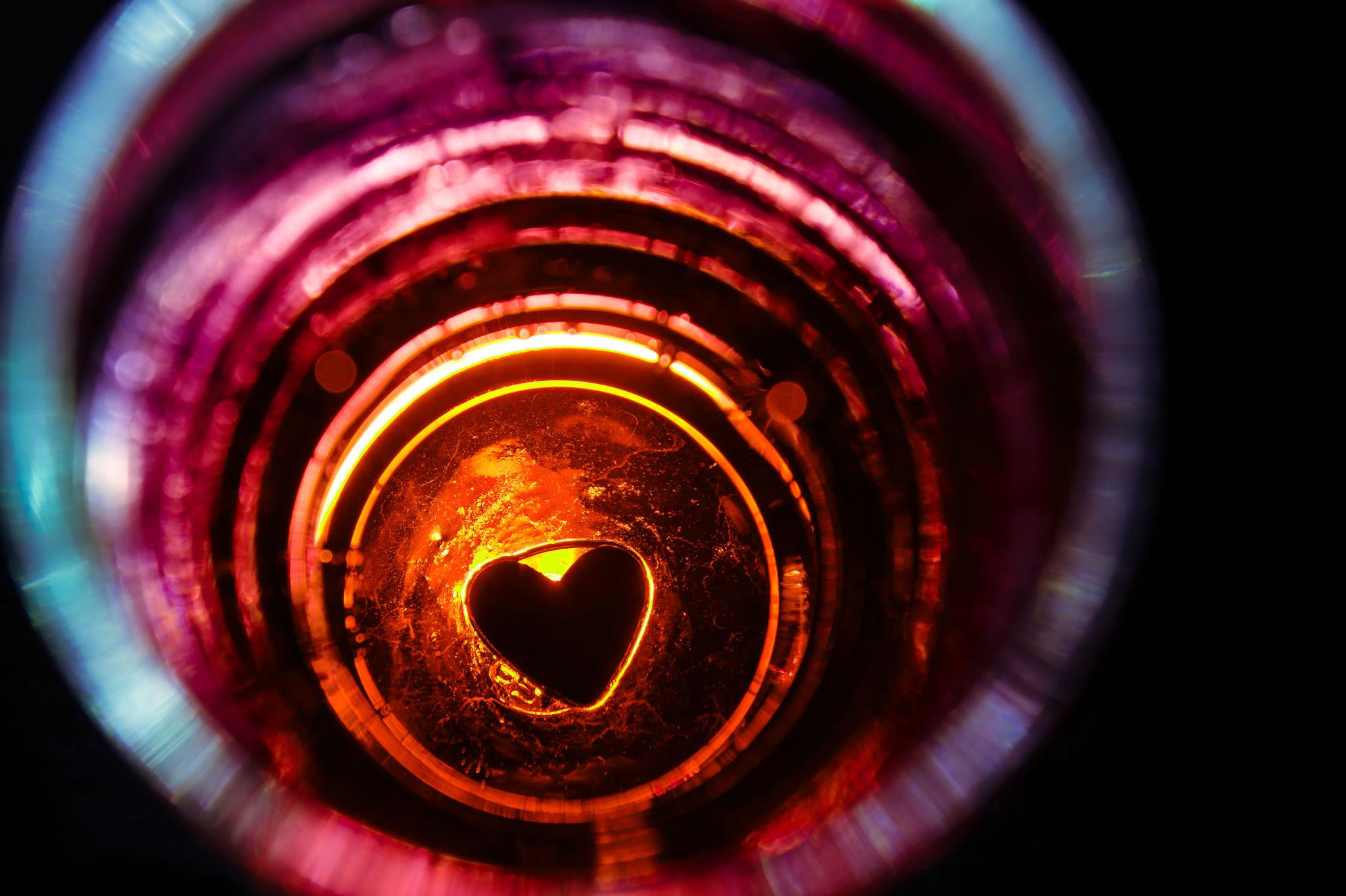 Temp Glass W/Foil - Glass Heart Tempered Glass