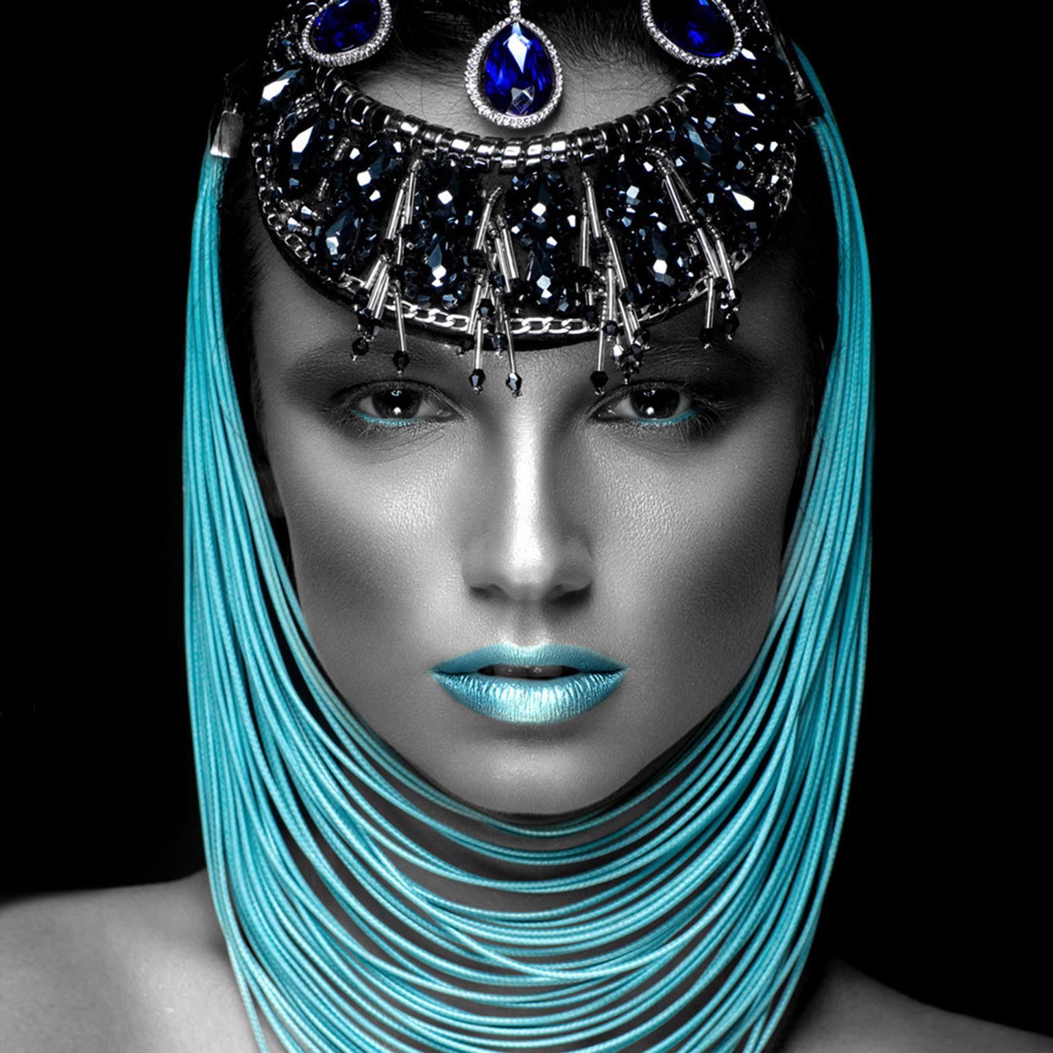 Temp Glass W/Foil - Woman Of Turquoise Tempered Glass