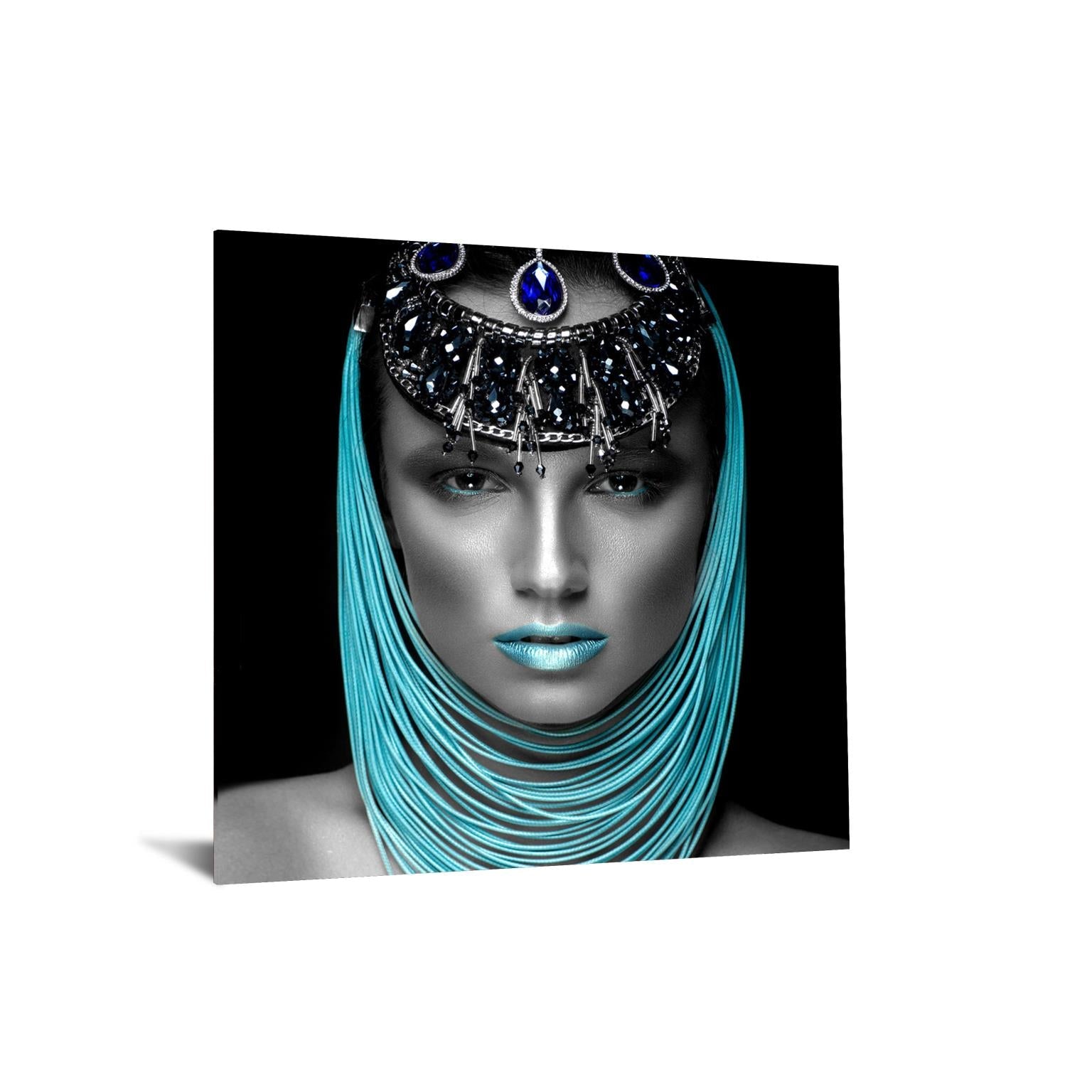 Temp Glass W/Foil - Woman Of Turquoise Tempered Glass