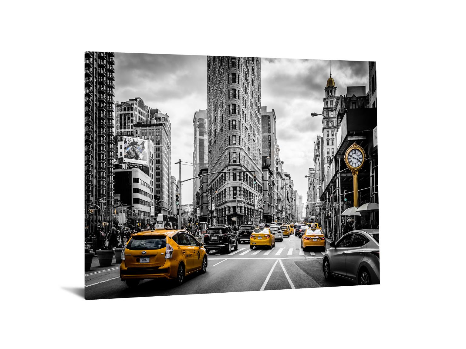 Temp Glass W/Foil - Yellow Cab Time Square Tempered Glass