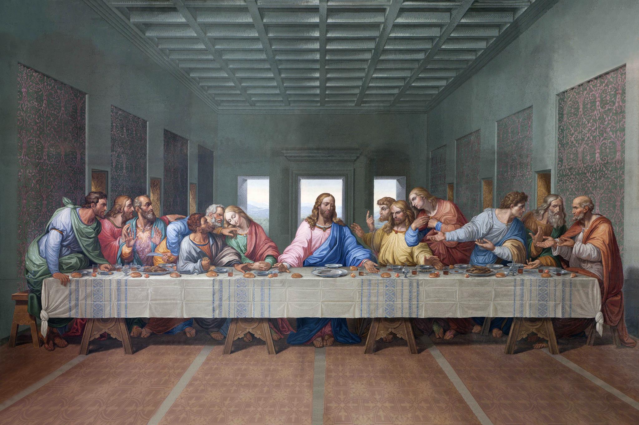 Temp Glass W/Foil - Last Supper Tempered Glass
