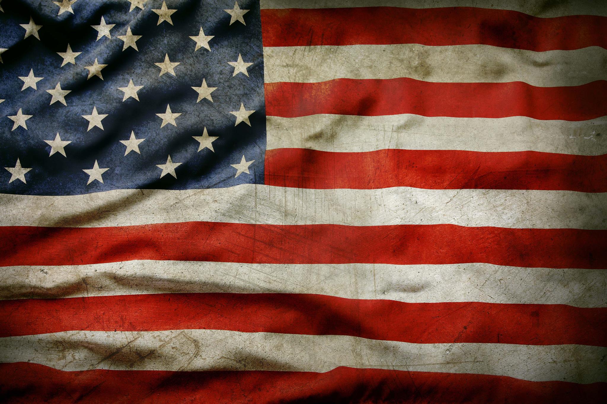 Temp Glass W/Foil - Rustic Flag Tempered Glass