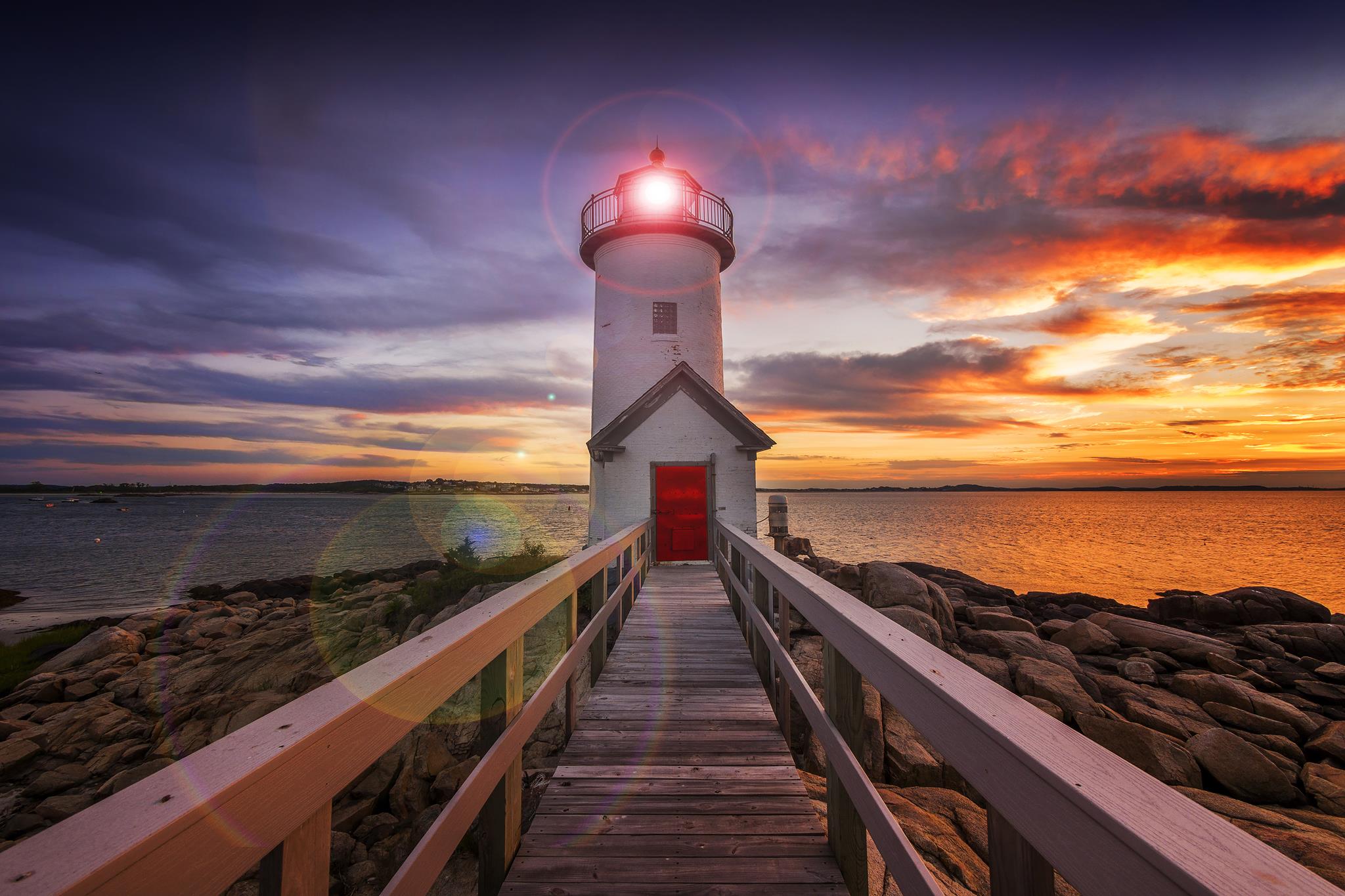 Tempered Glass W/Foil - Light House Tempered Glass
