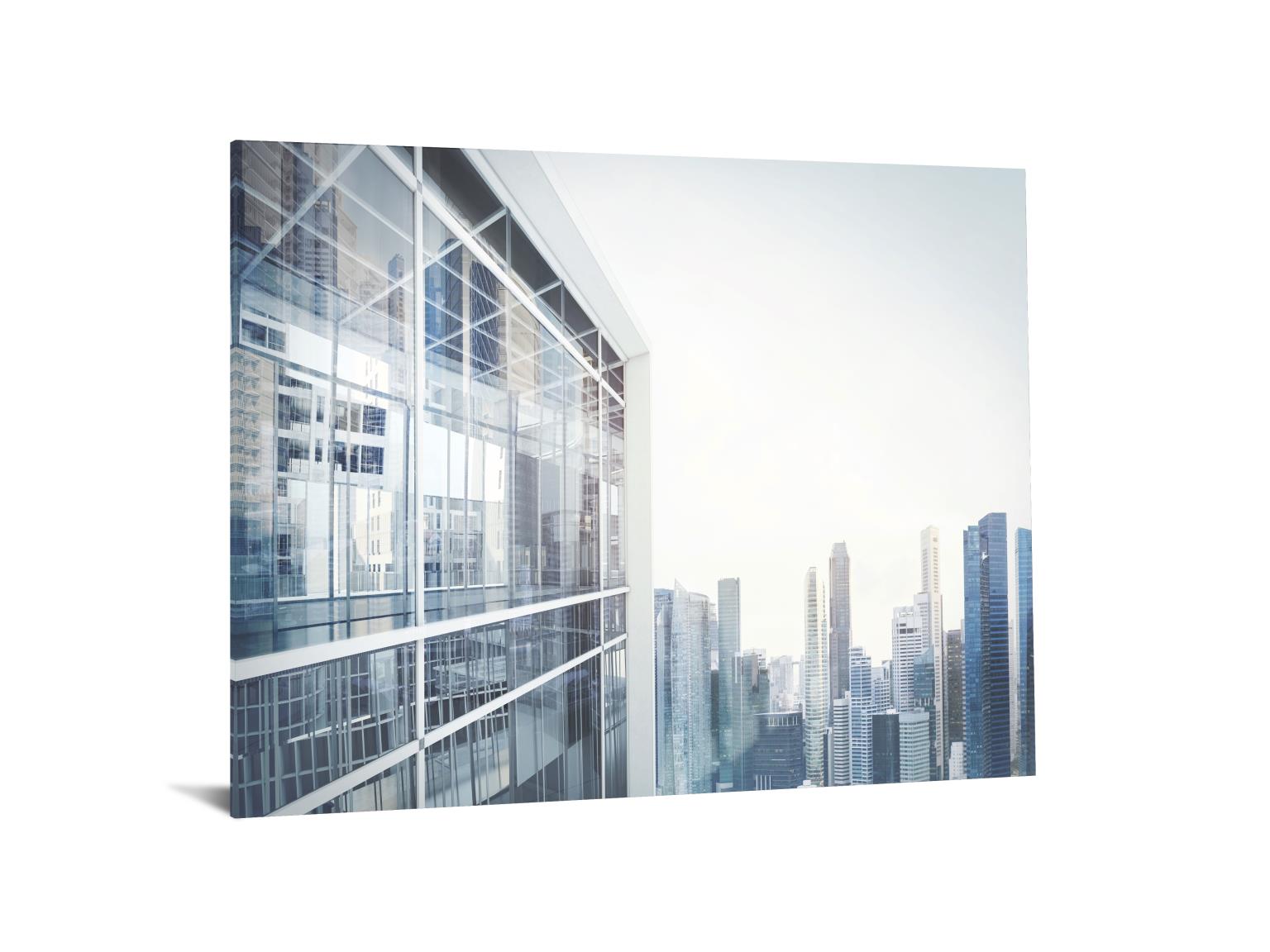 Temp Glass W/Foil -Skyscraper Tempered Glass