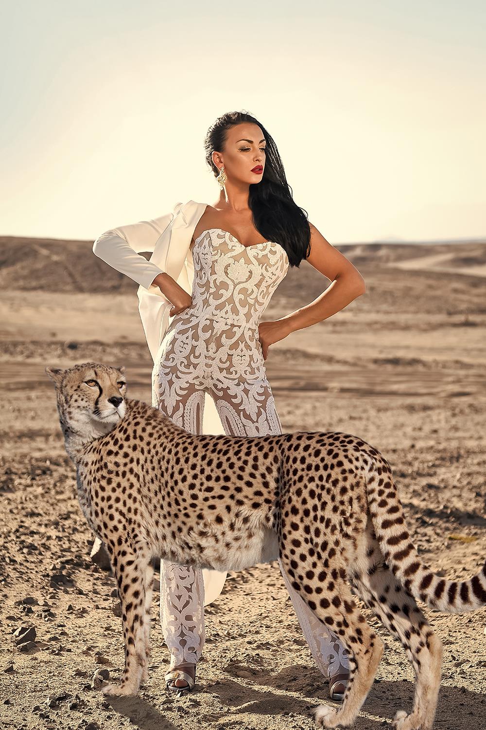 Temp Glass W/Foil -Cheetah Girl Tempered Glass